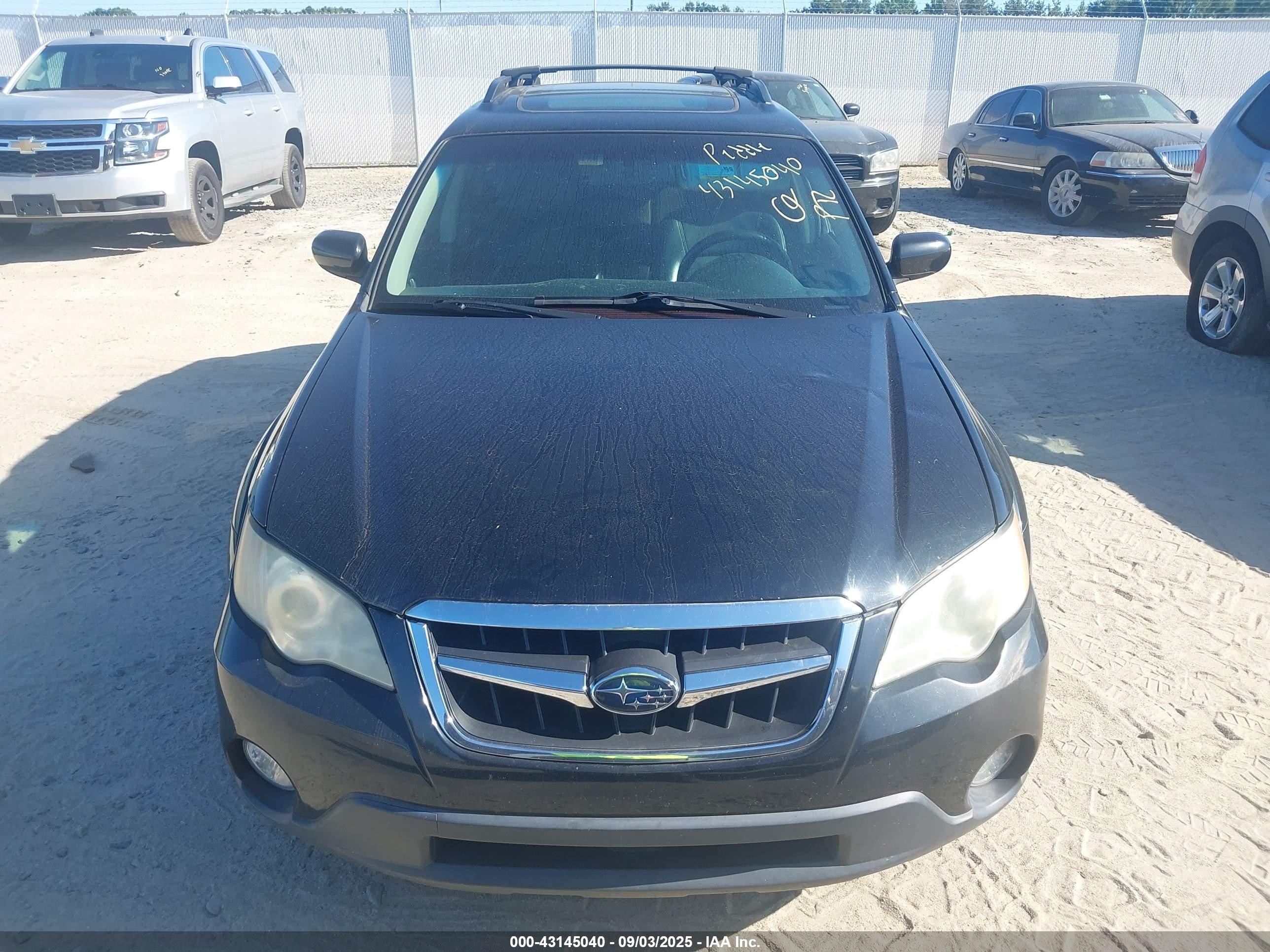 2009 Subaru Outback 2.5i Limited Black vin: 4S4BP66C697338513