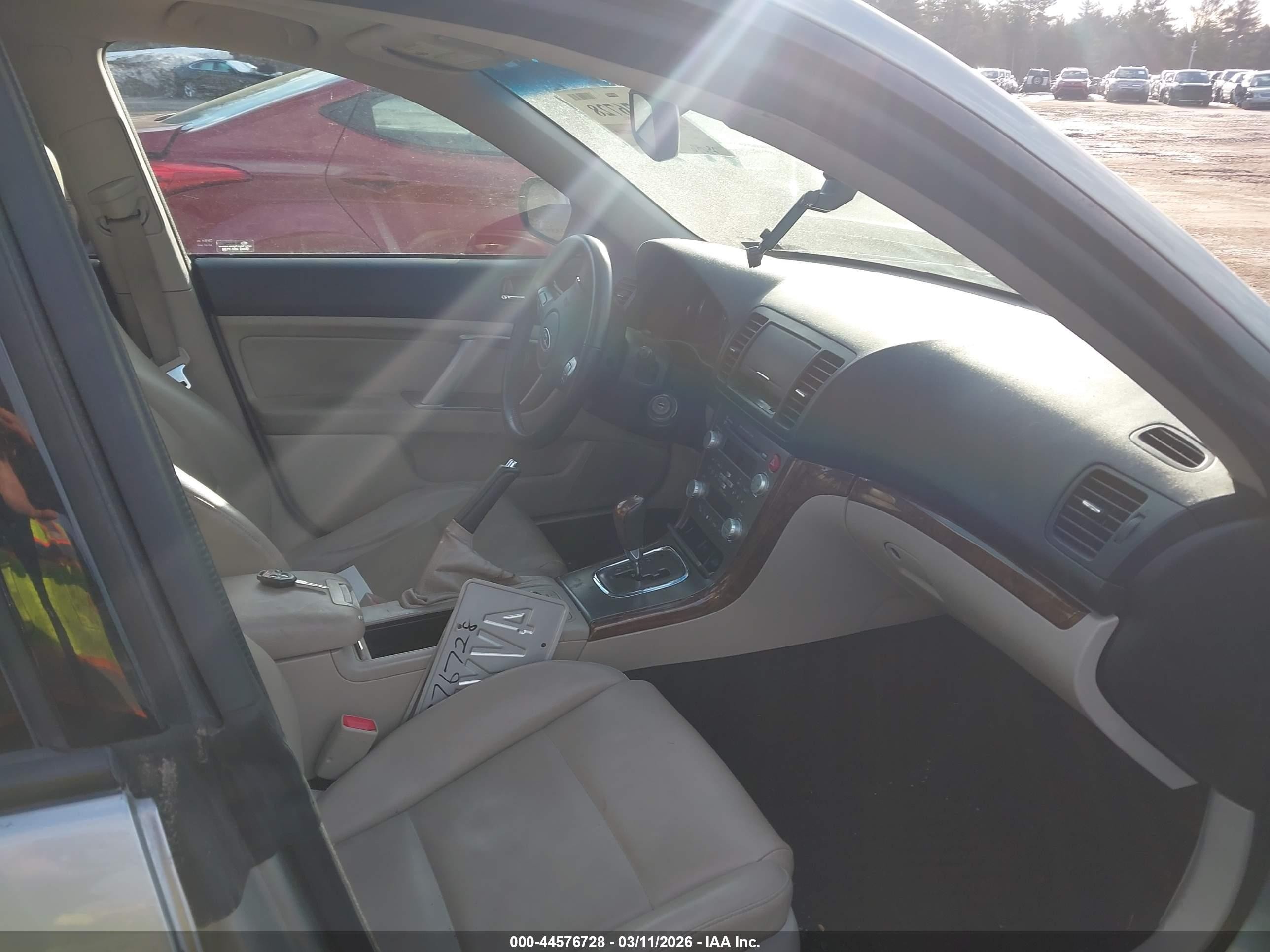 2009 Subaru Outback 2.5i Limited Зеленый vin: 4S4BP66C797335054
