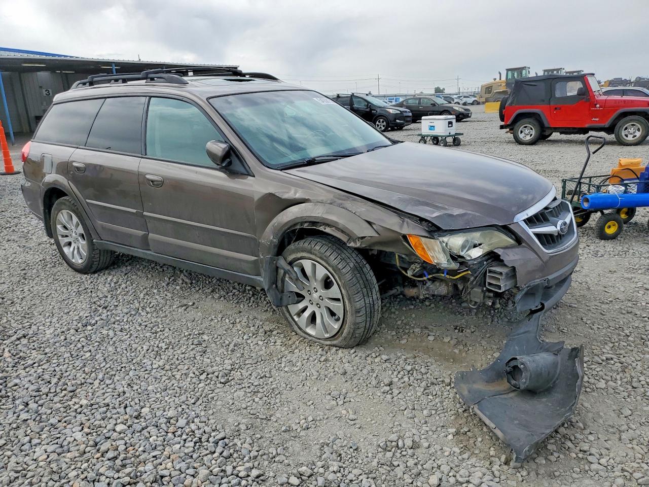 2009 Subaru Outback 2.5i Limited Brown vin: 4S4BP66C797343297