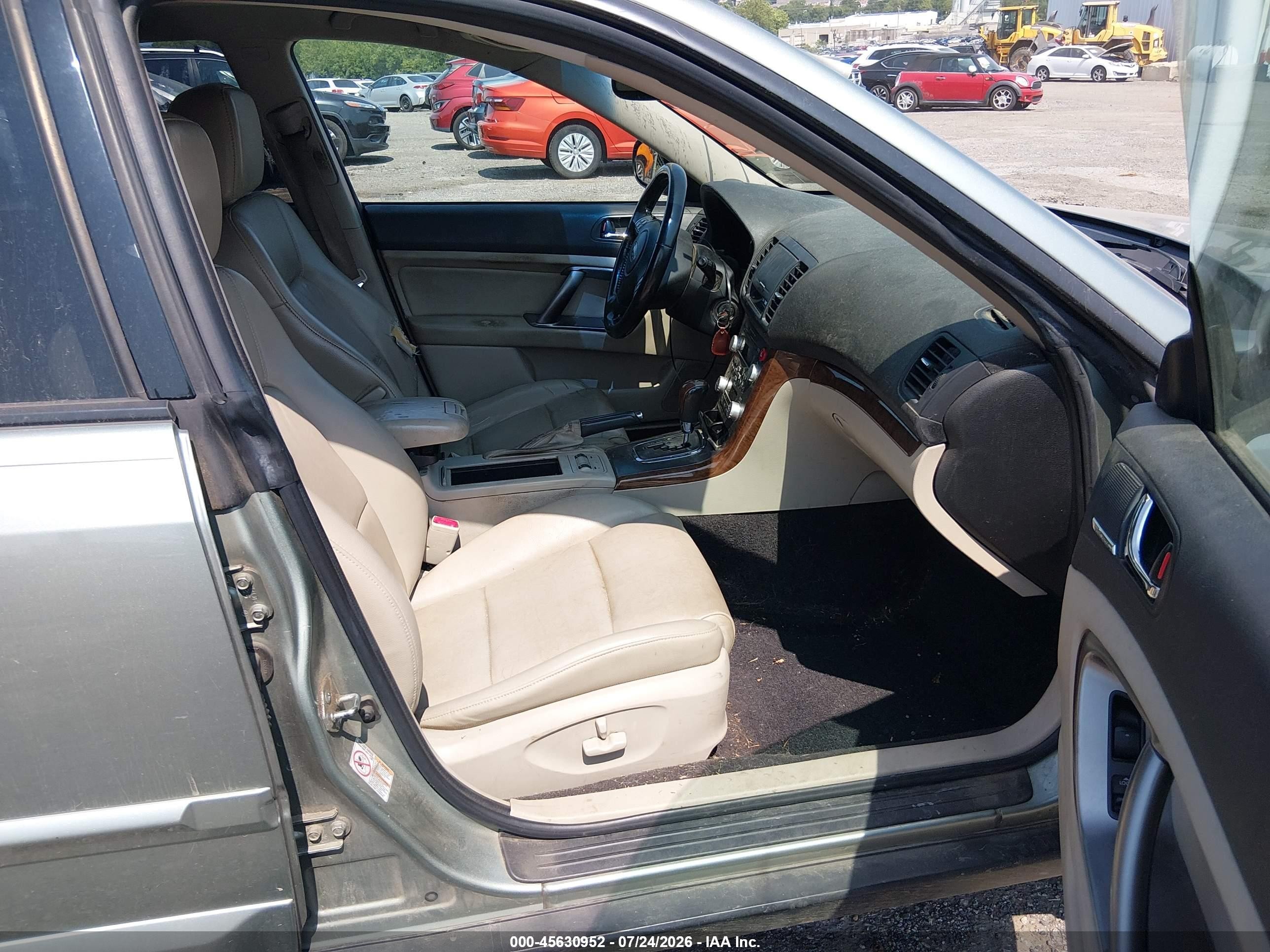 2009 Subaru Outback 2.5i Limited Green vin: 4S4BP66C997322452