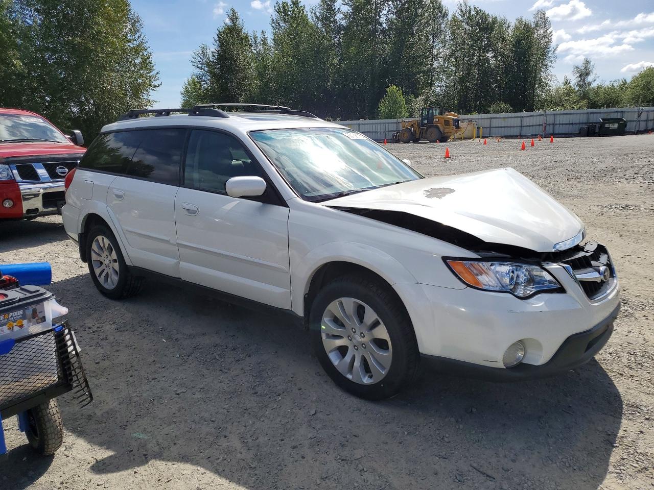 2009 Subaru Outback 2.5i Limited Белый vin: 4S4BP66C997322712