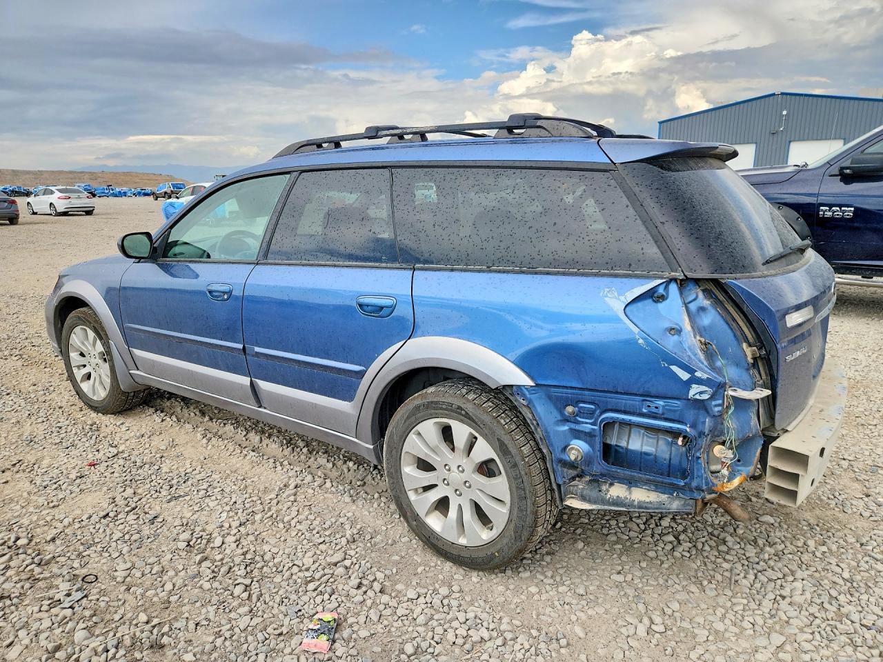 2009 Subaru Outback 2.5i Limited Blue vin: 4S4BP66CX97315705