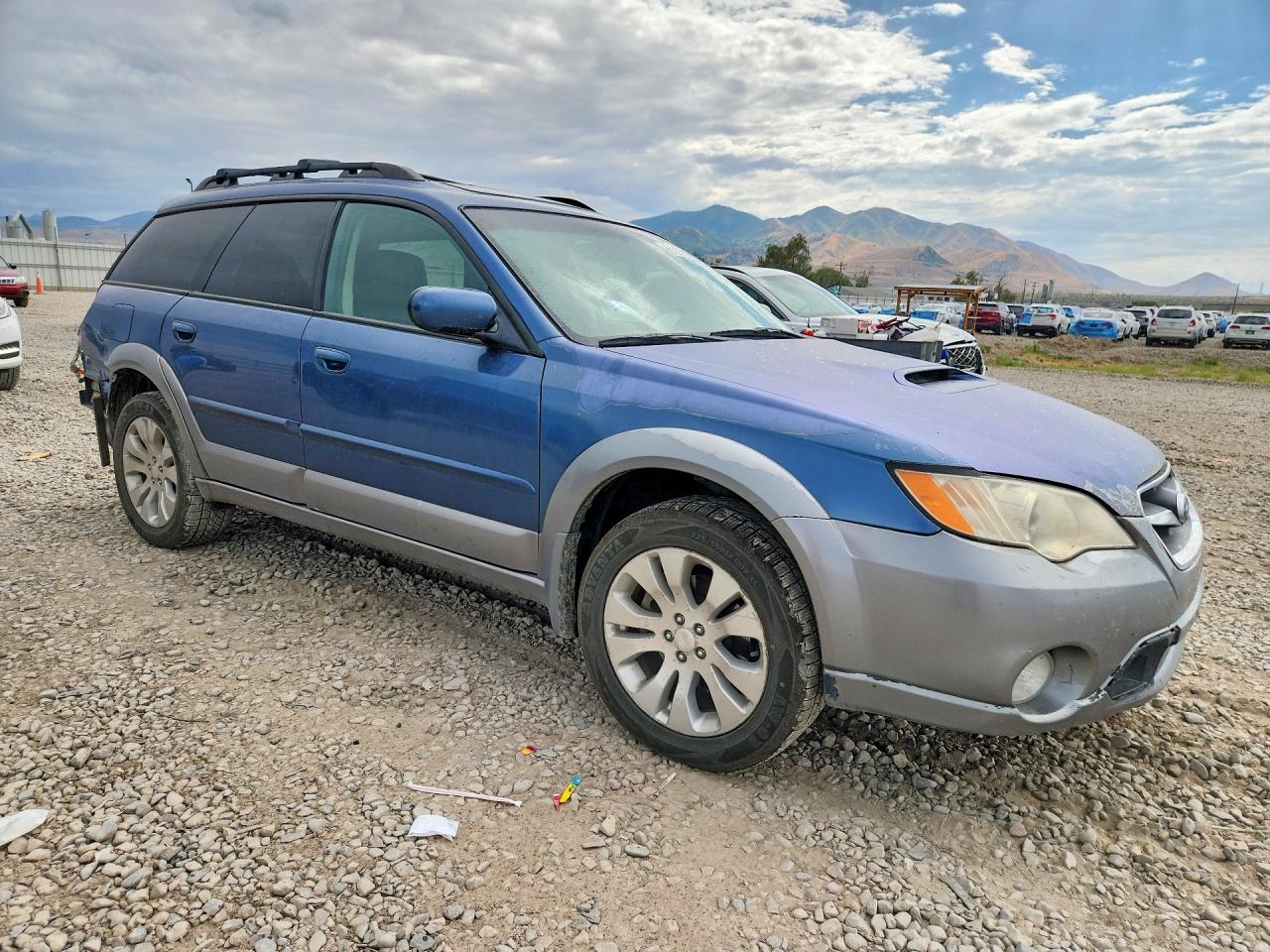 2009 Subaru Outback 2.5i Limited Blue vin: 4S4BP66CX97315705