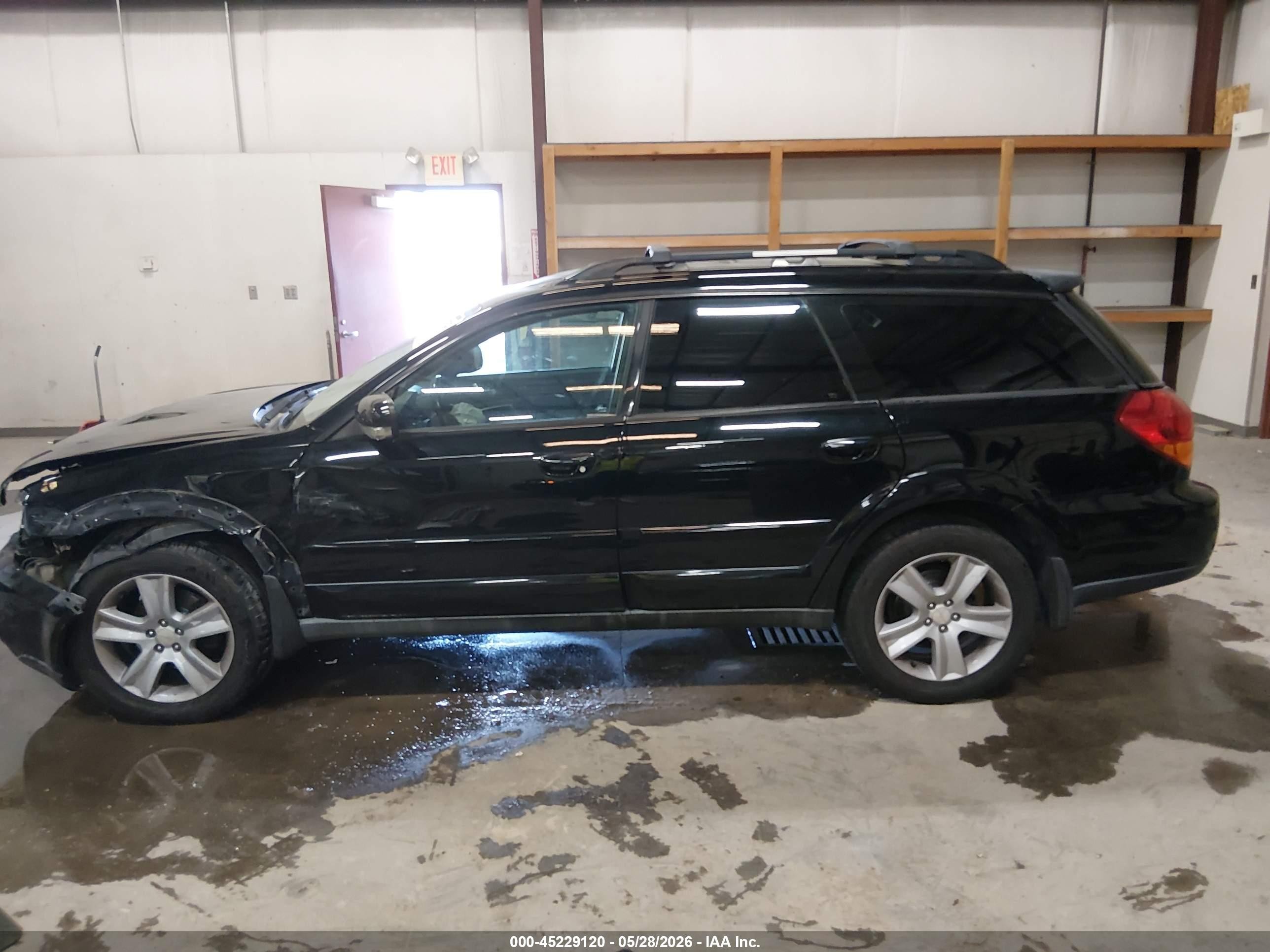 2005 Subaru Outback 2.5xt Limited Black vin: 4S4BP67C054320406