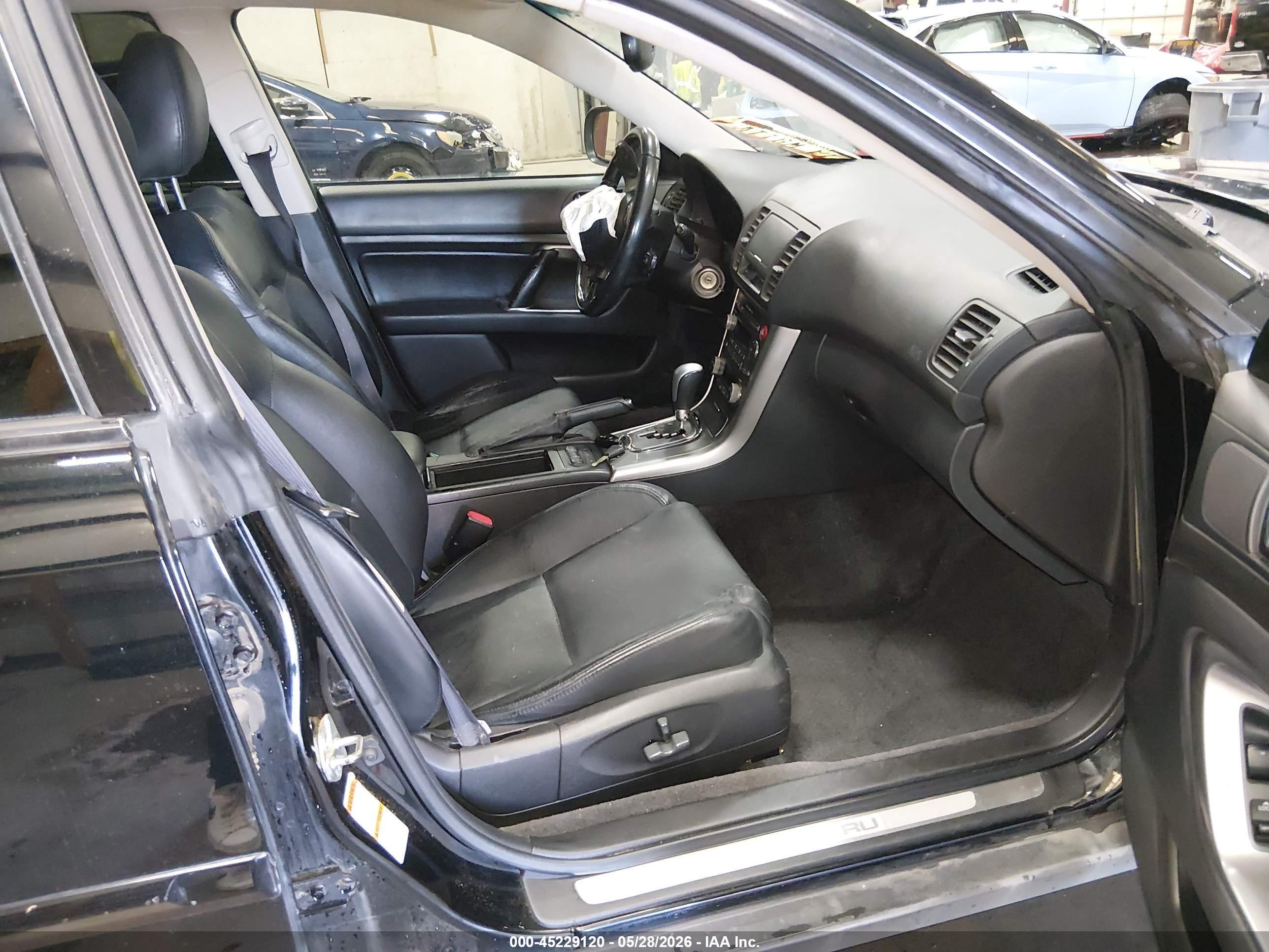 2005 Subaru Outback 2.5xt Limited Black vin: 4S4BP67C054320406