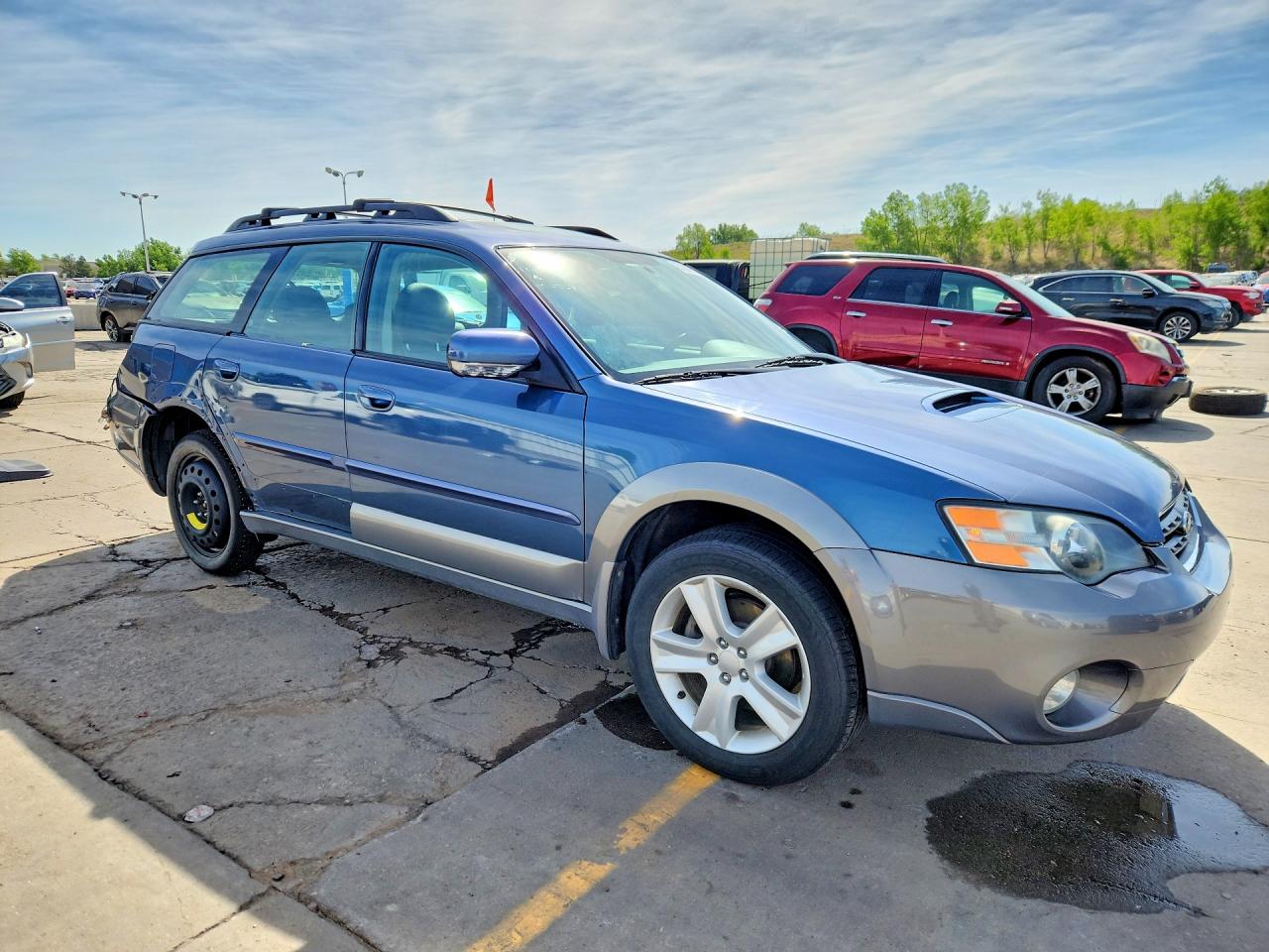 2005 Subaru Legacy Outback 2.5 Xt Limited Blue vin: 4S4BP67C054379357