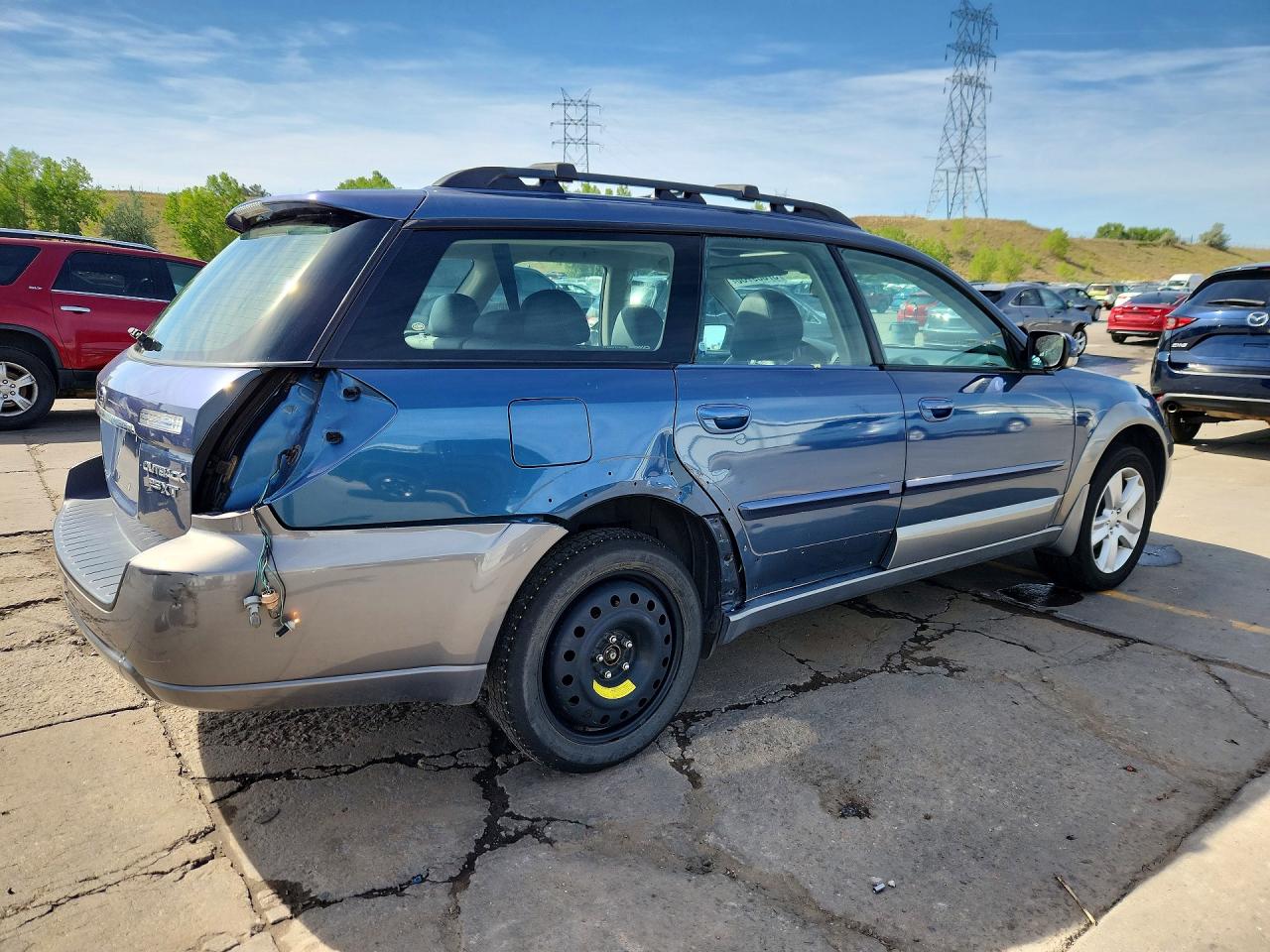 2005 Subaru Legacy Outback 2.5 Xt Limited Blue vin: 4S4BP67C054379357