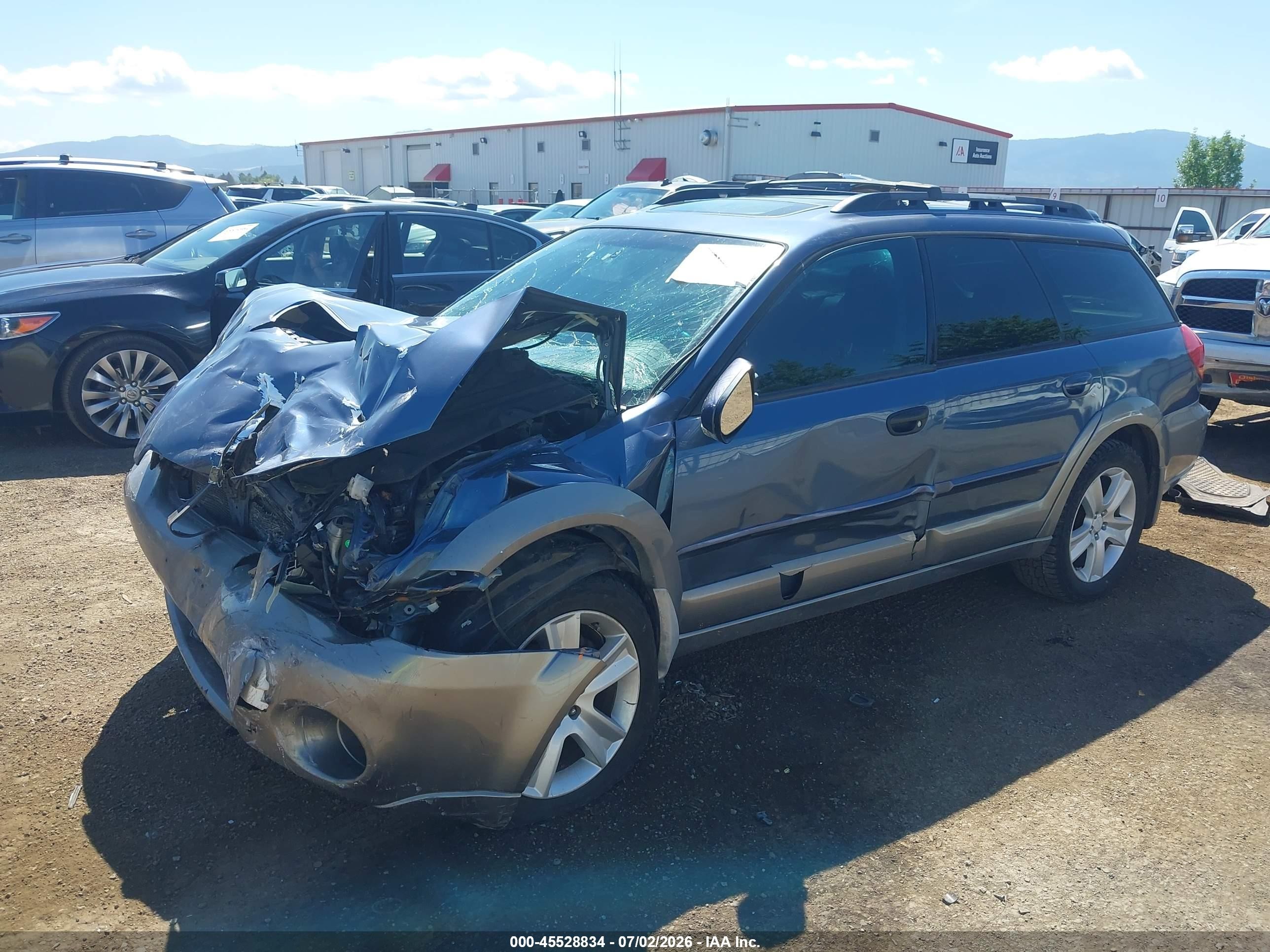 2005 Subaru Outback 2.5xt Limited Blue vin: 4S4BP67C056379914