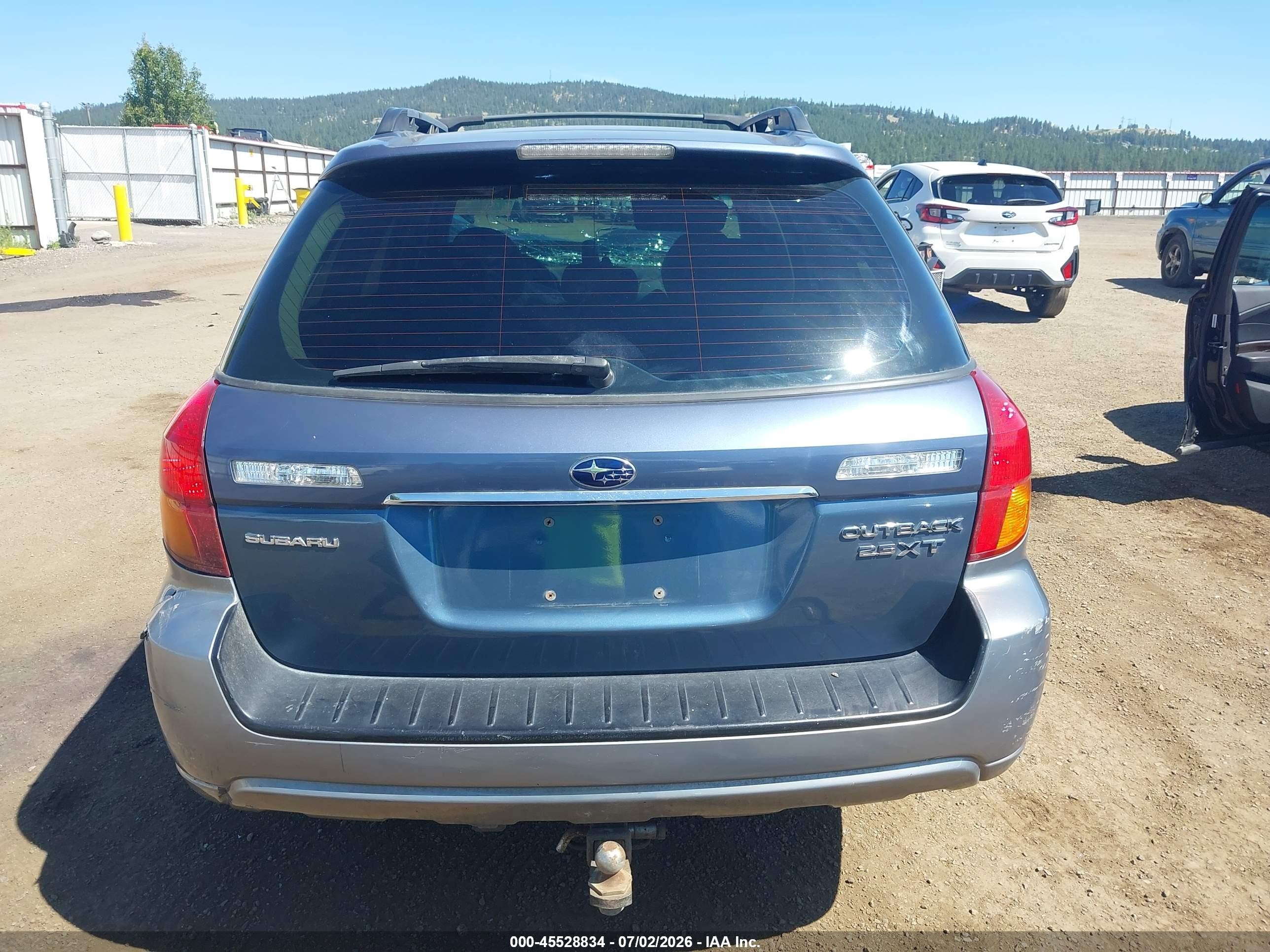 2005 Subaru Outback 2.5xt Limited Blue vin: 4S4BP67C056379914