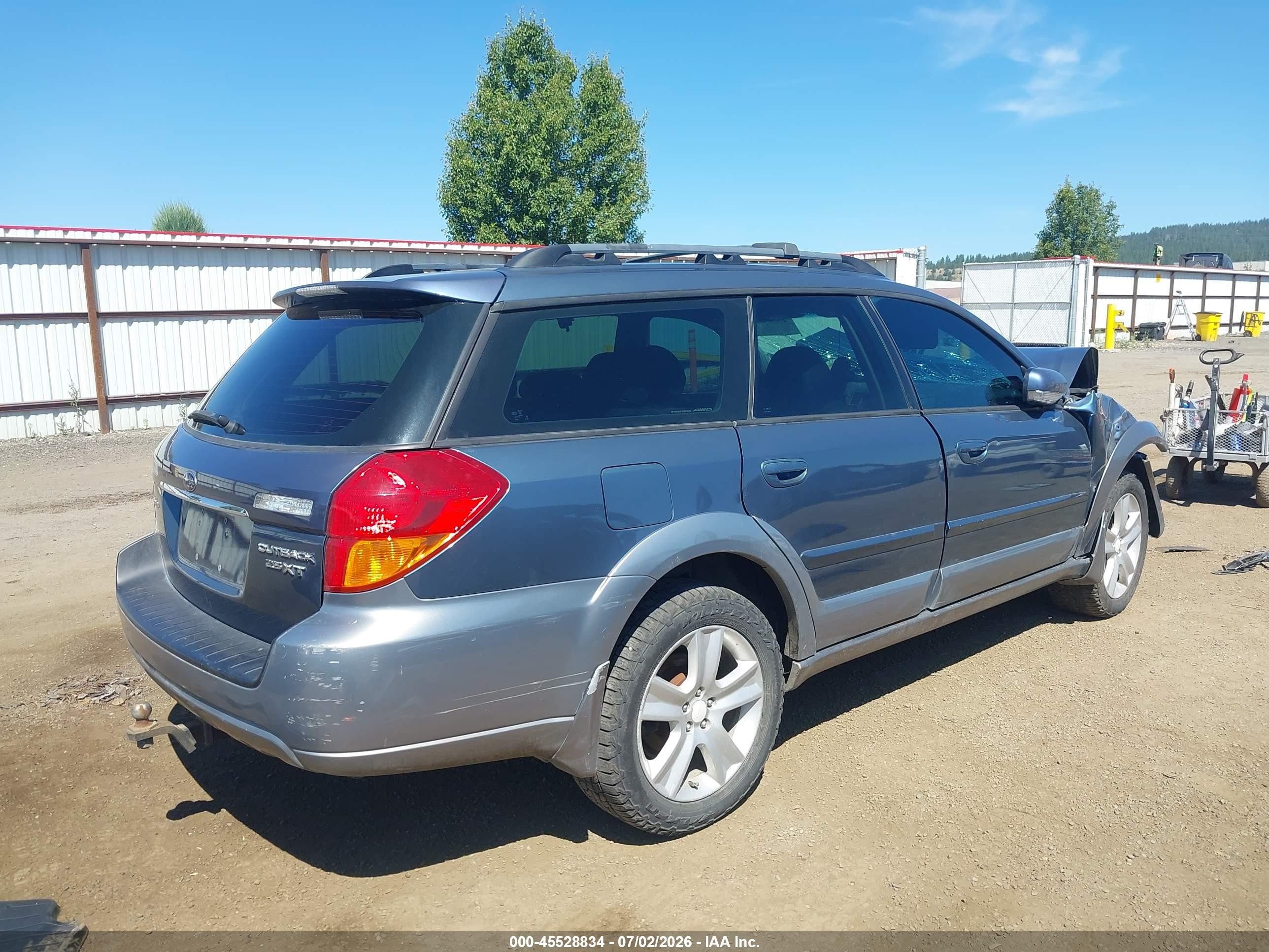 2005 Subaru Outback 2.5xt Limited Blue vin: 4S4BP67C056379914