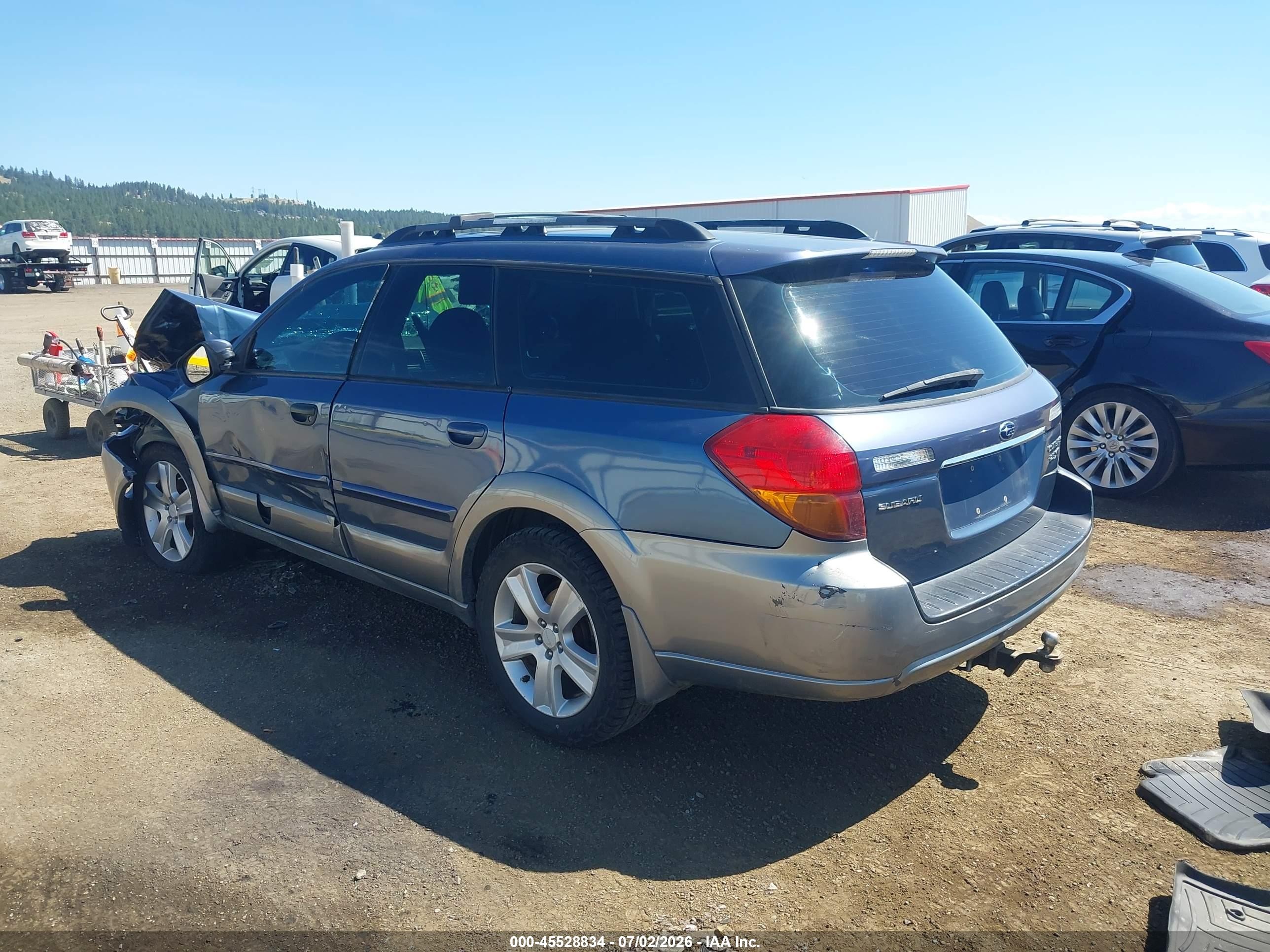 2005 Subaru Outback 2.5xt Limited Blue vin: 4S4BP67C056379914