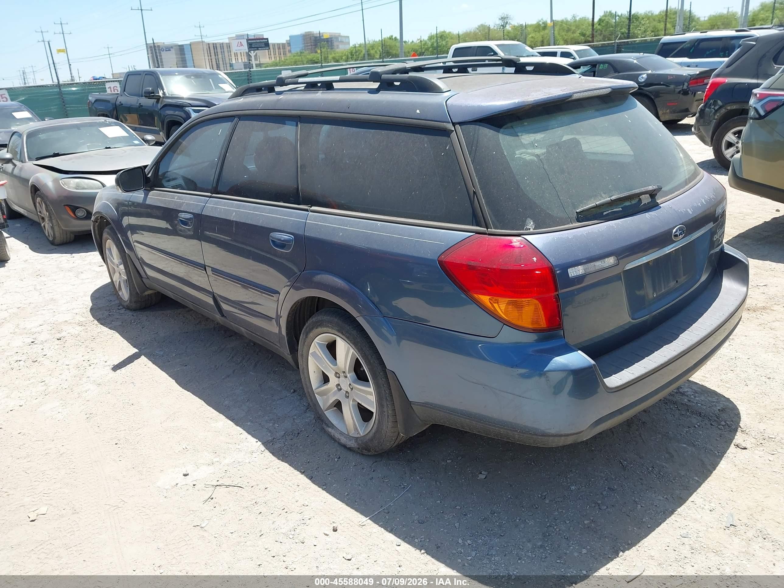 2006 Subaru Outback 2.5xt/2.5xt Limited Blue vin: 4S4BP67C164301025