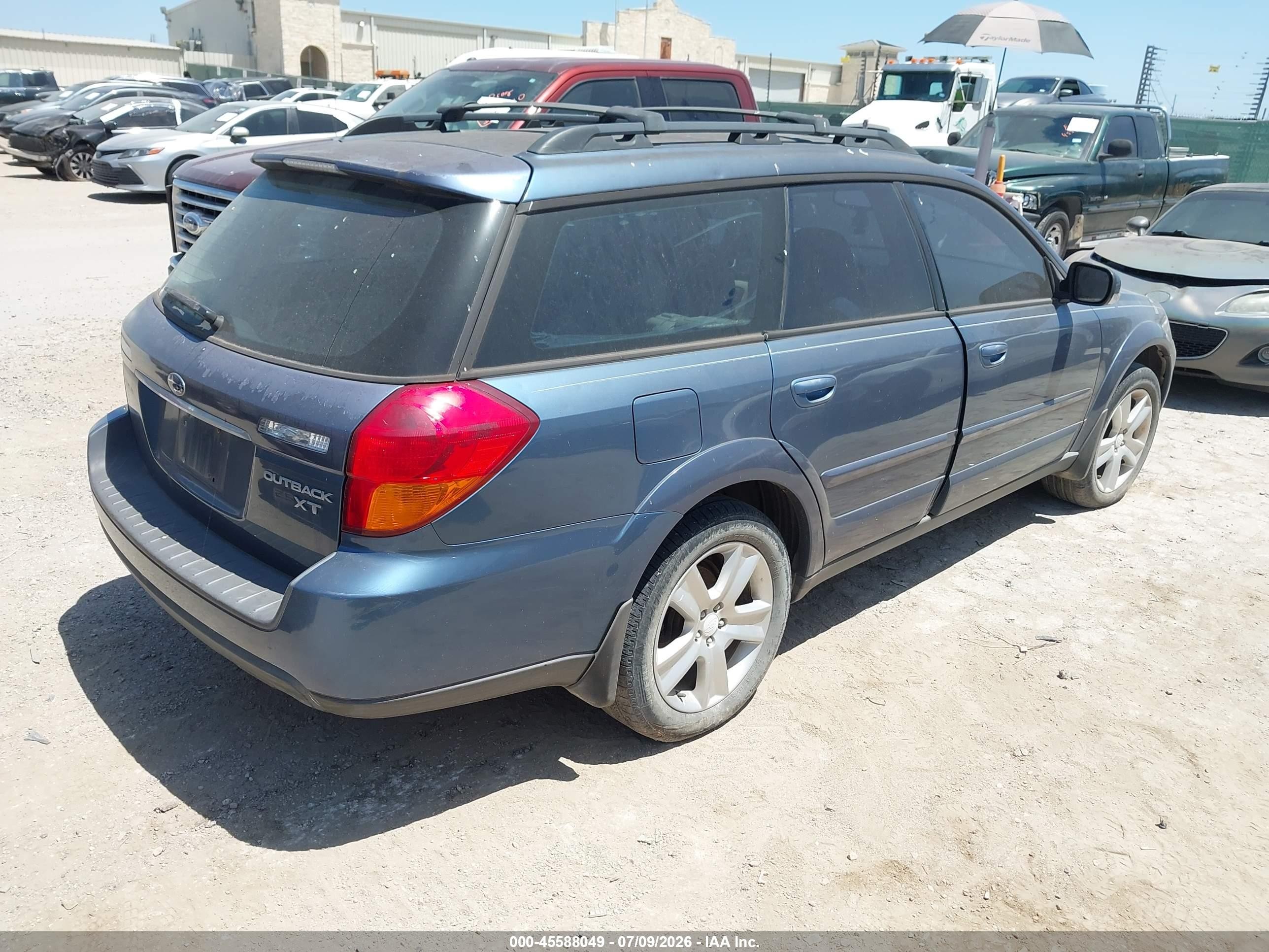 2006 Subaru Outback 2.5xt/2.5xt Limited Blue vin: 4S4BP67C164301025