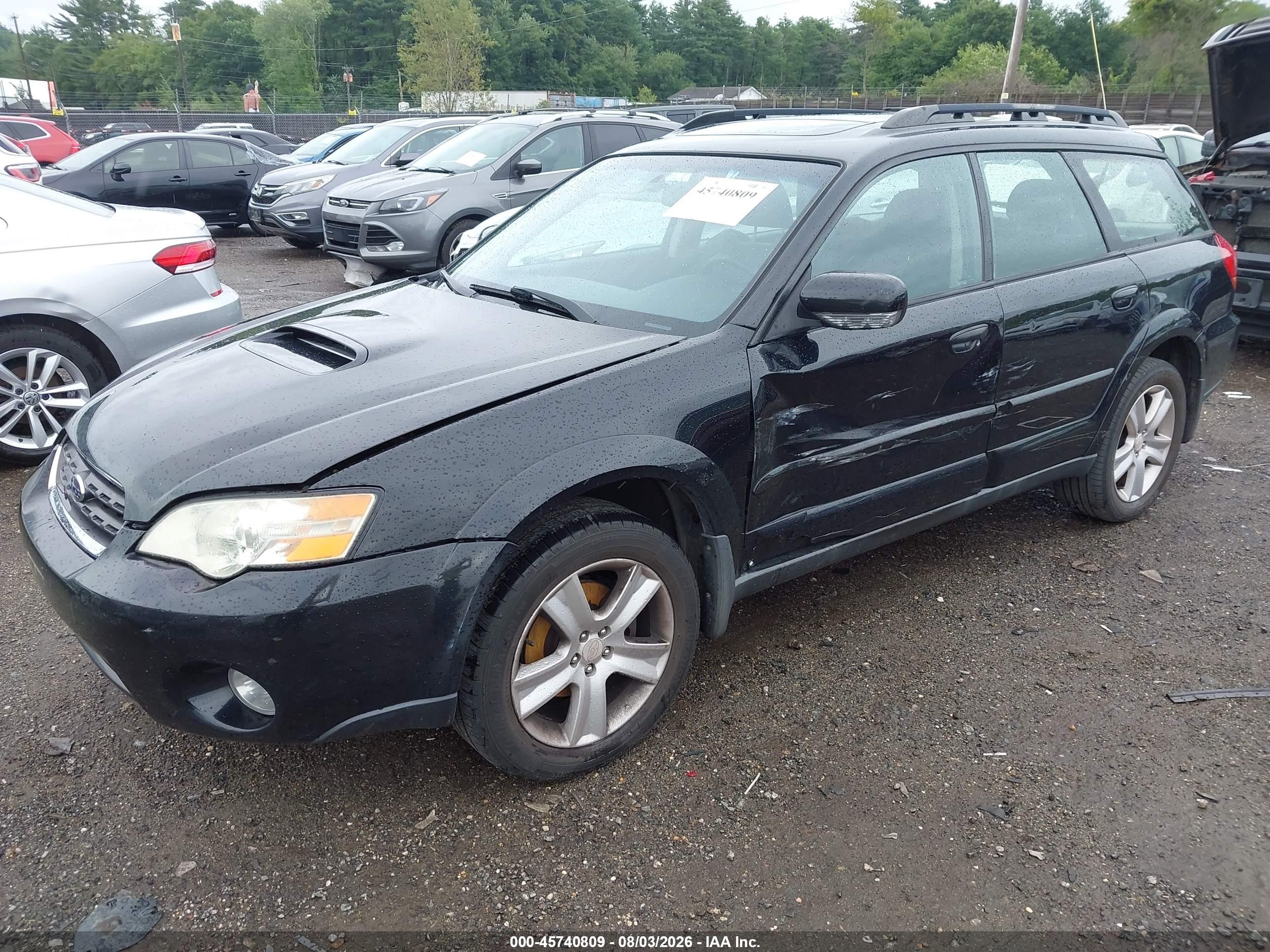 2006 Subaru Outback 2.5xt/2.5xt Limited Black vin: 4S4BP67C164301588