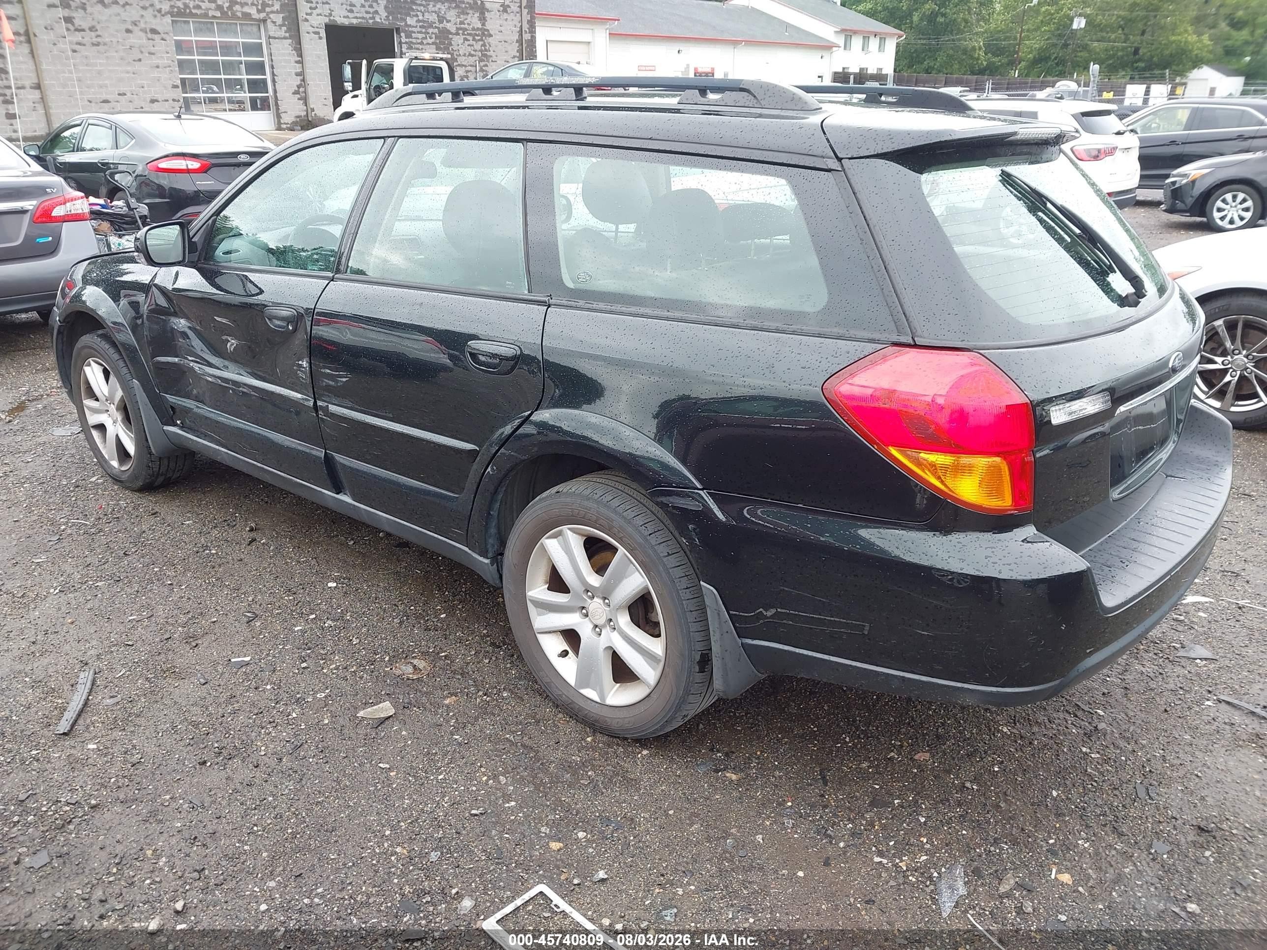 2006 Subaru Outback 2.5xt/2.5xt Limited Black vin: 4S4BP67C164301588