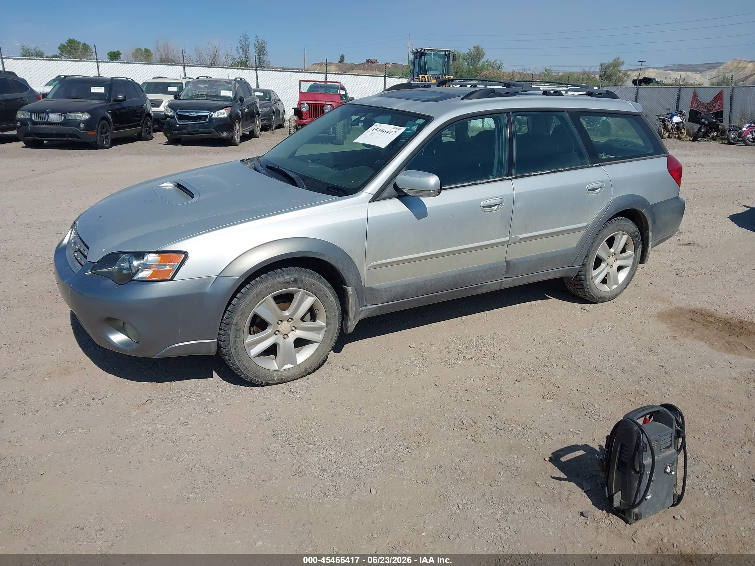 2005 Subaru Outback 2.5xt Limited Silver vin: 4S4BP67C354331061
