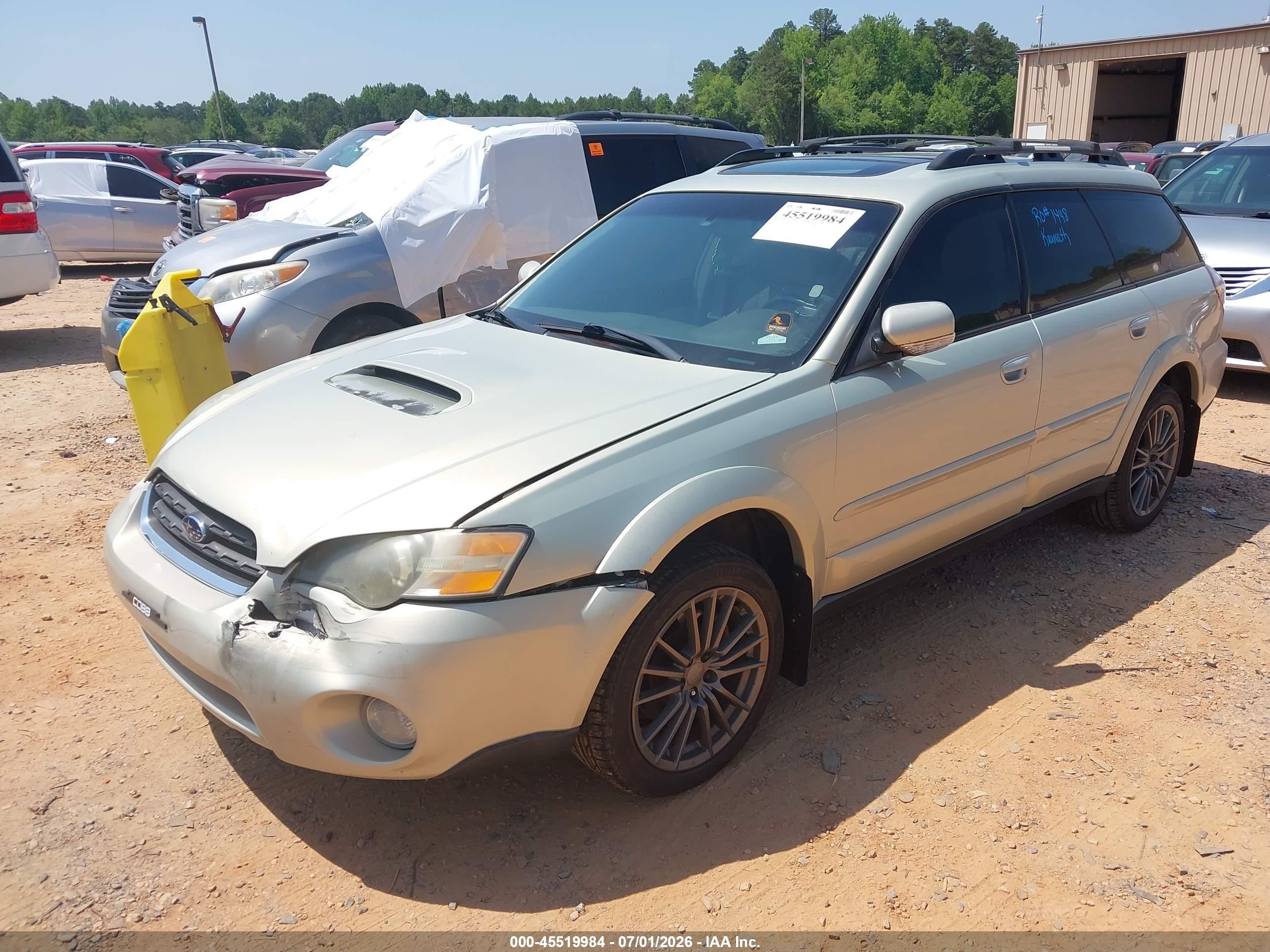 2005 Subaru Outback 2.5xt Limited Tan vin: 4S4BP67C354373214