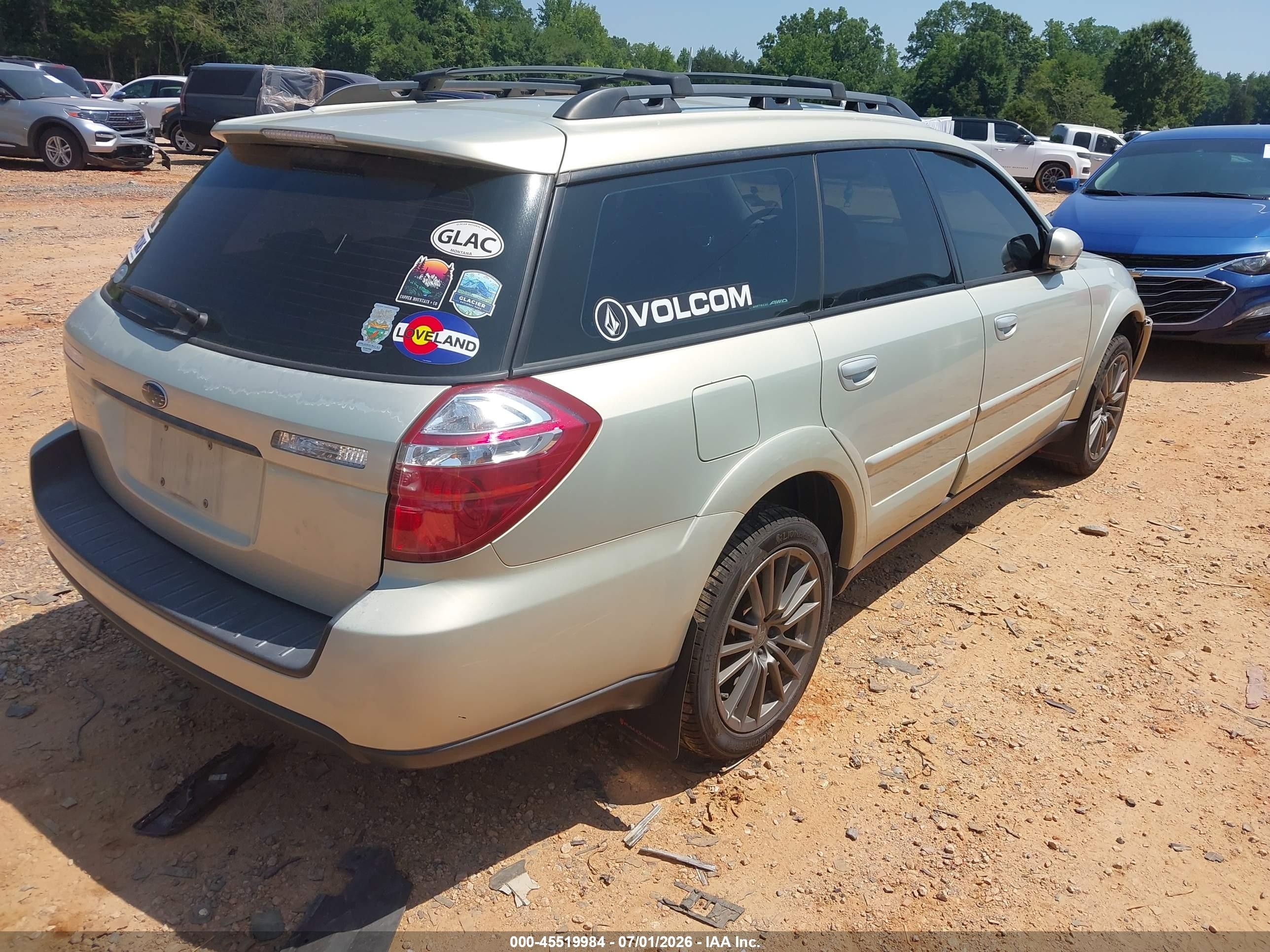 2005 Subaru Outback 2.5xt Limited Tan vin: 4S4BP67C354373214