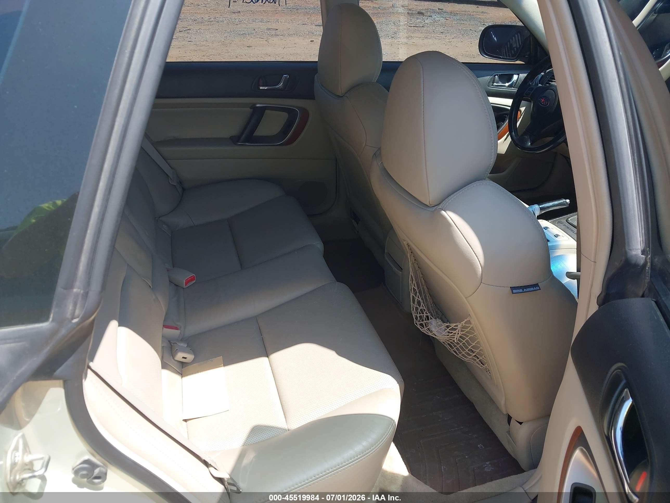 2005 Subaru Outback 2.5xt Limited Tan vin: 4S4BP67C354373214