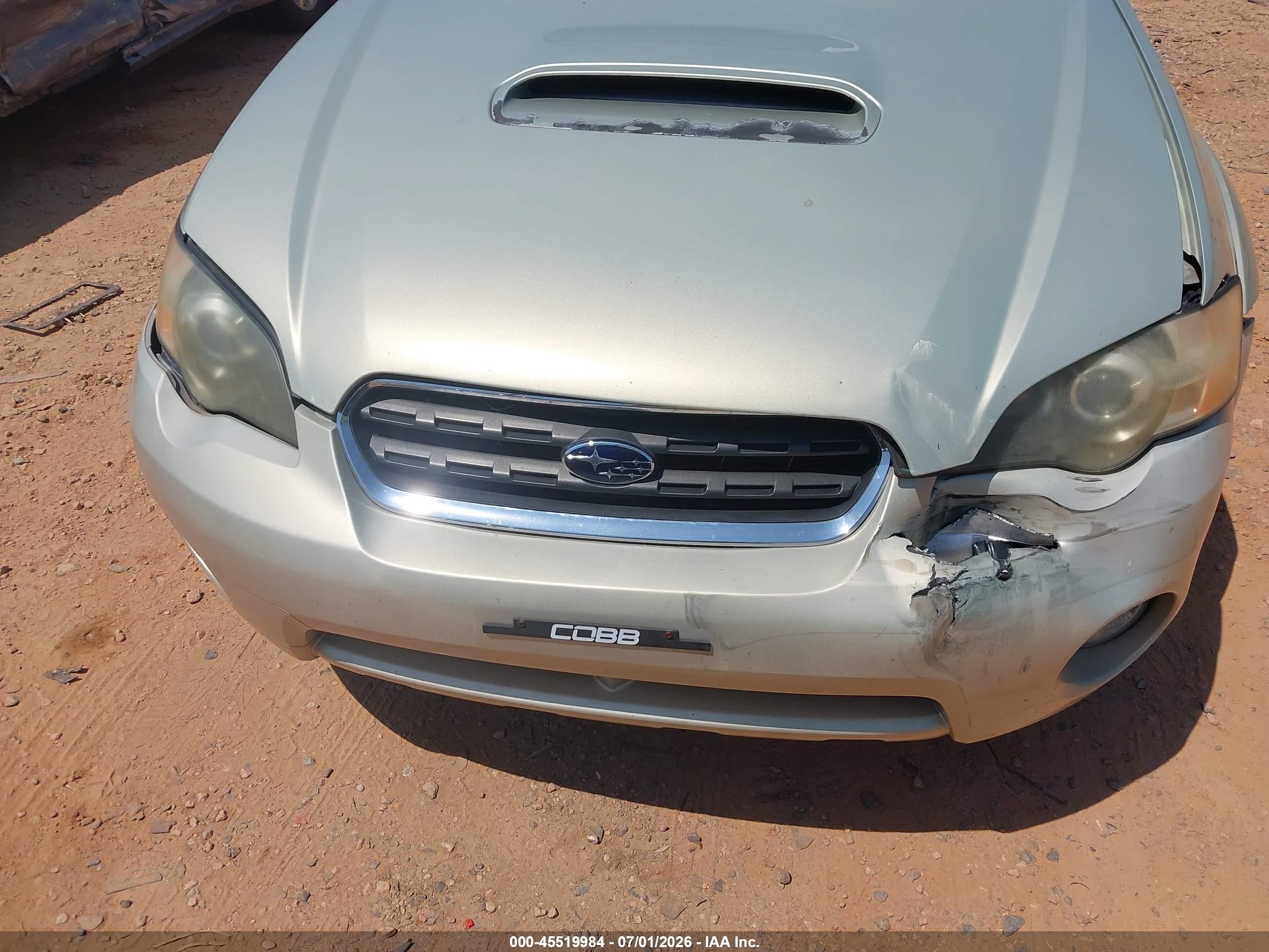 2005 Subaru Outback 2.5xt Limited Tan vin: 4S4BP67C354373214