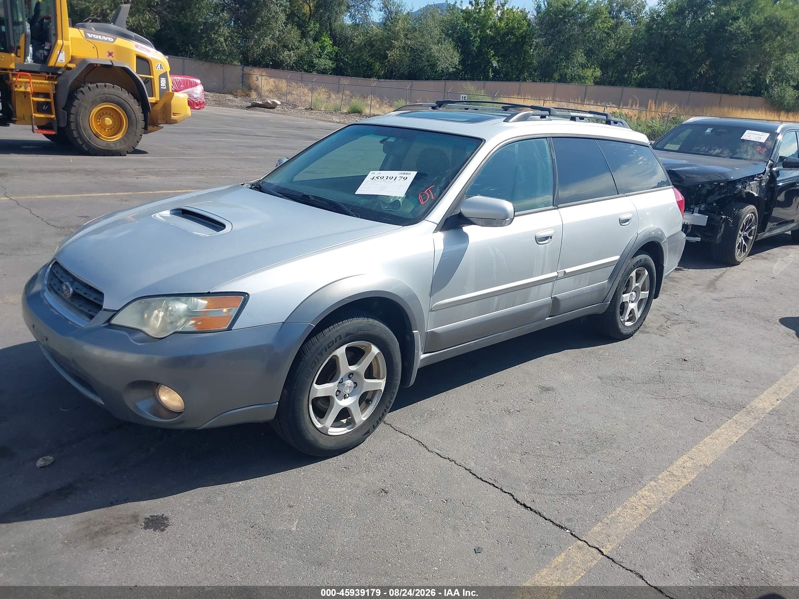 2006 Subaru Legacy Outback 2.5 Xt Limited Silver vin: 4S4BP67C466356976