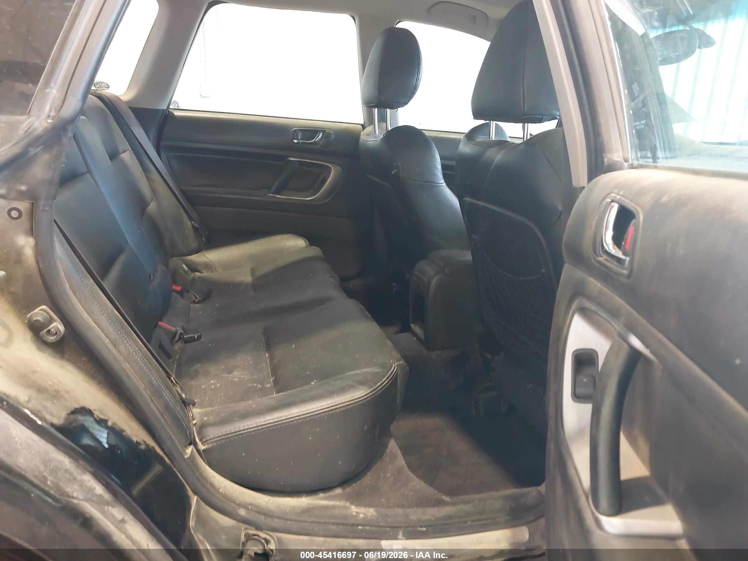 2005 Subaru Outback 2.5xt Limited Black vin: 4S4BP67C856350905