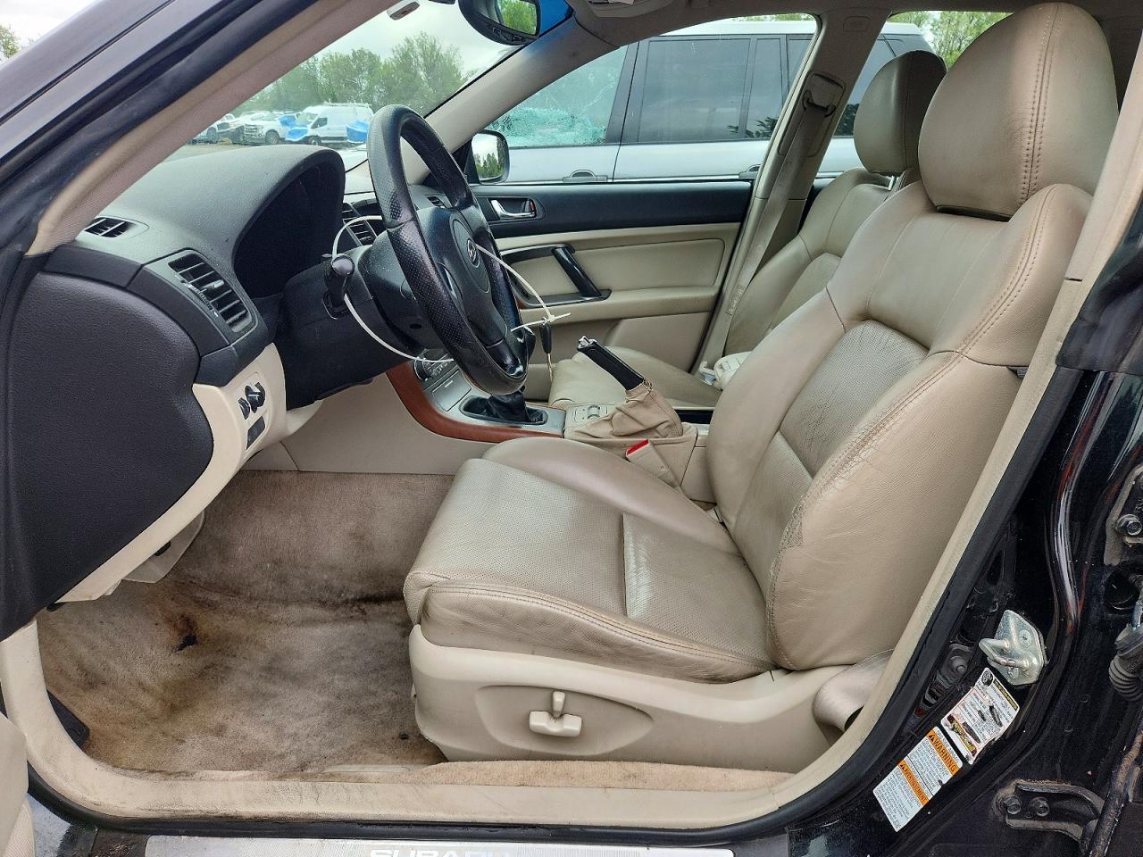 2005 Subaru Legacy Outback 2.5 Xt Limited Black vin: 4S4BP67CX56314598