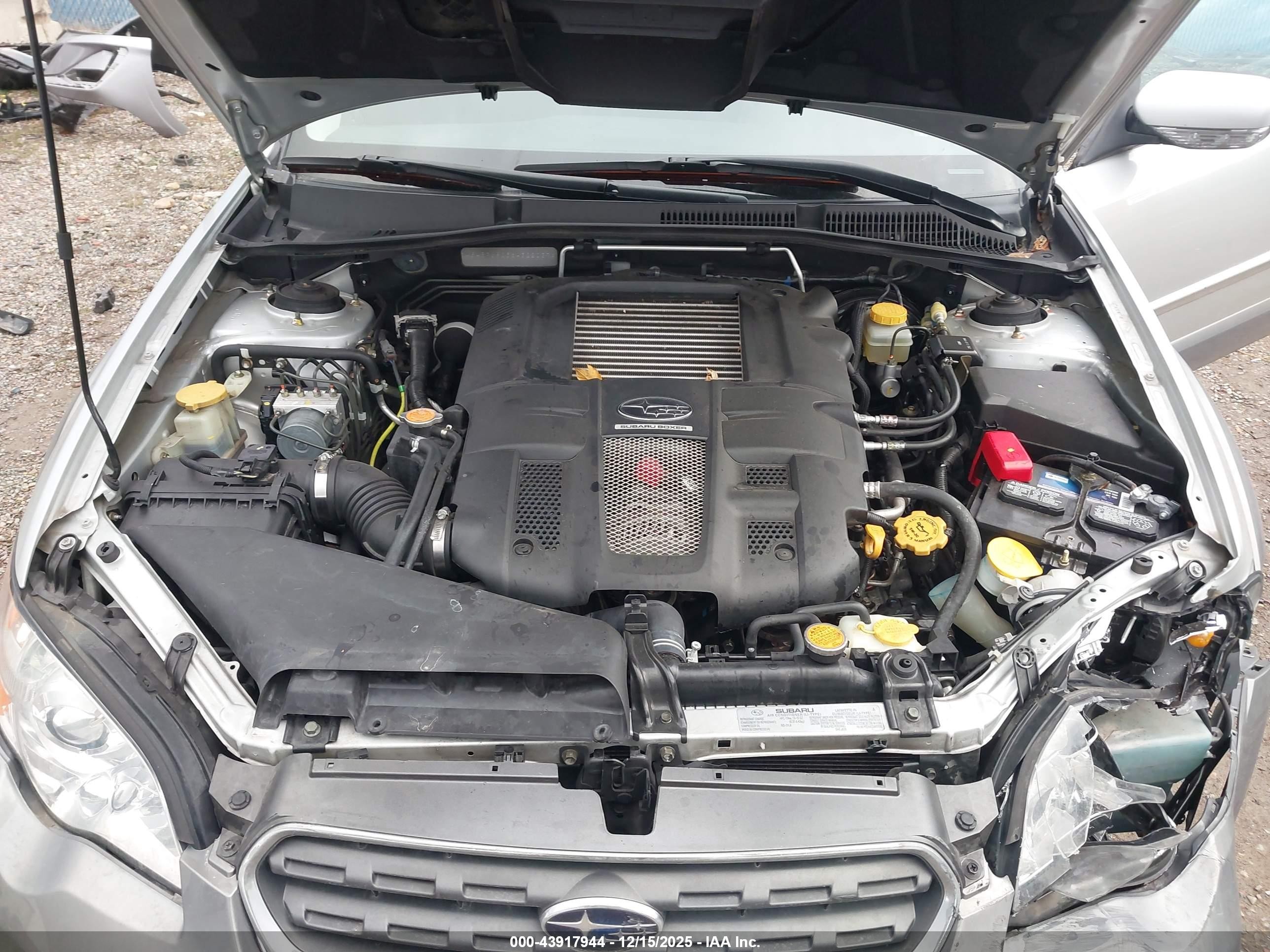 2006 Subaru Outback 2.5xt Silver vin: 4S4BP68C564322037