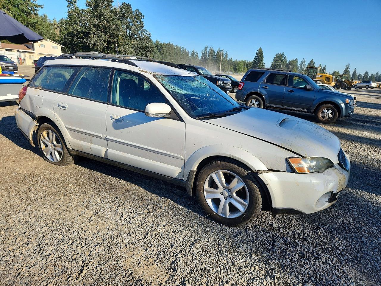 2006 Subaru Legacy Outback 2.5 Xt White vin: 4S4BP68C964326608