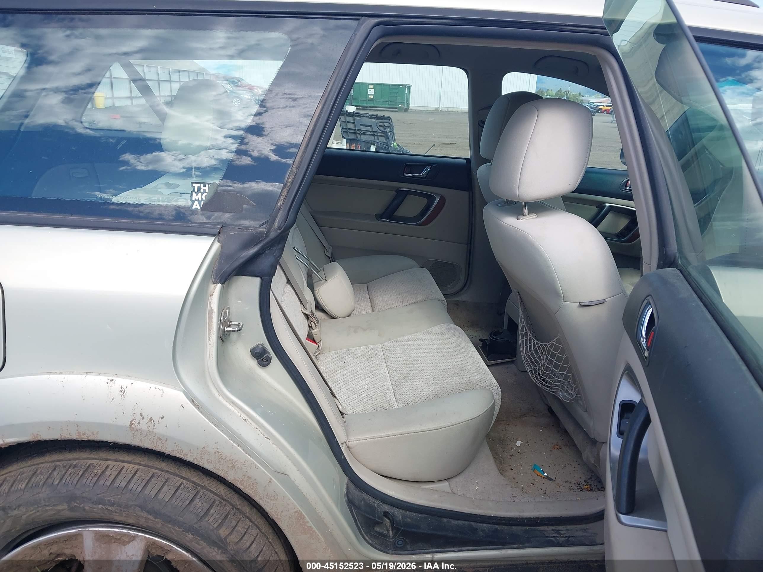 2006 Subaru Outback 3.0r Champagne vin: 4S4BP84C564355525