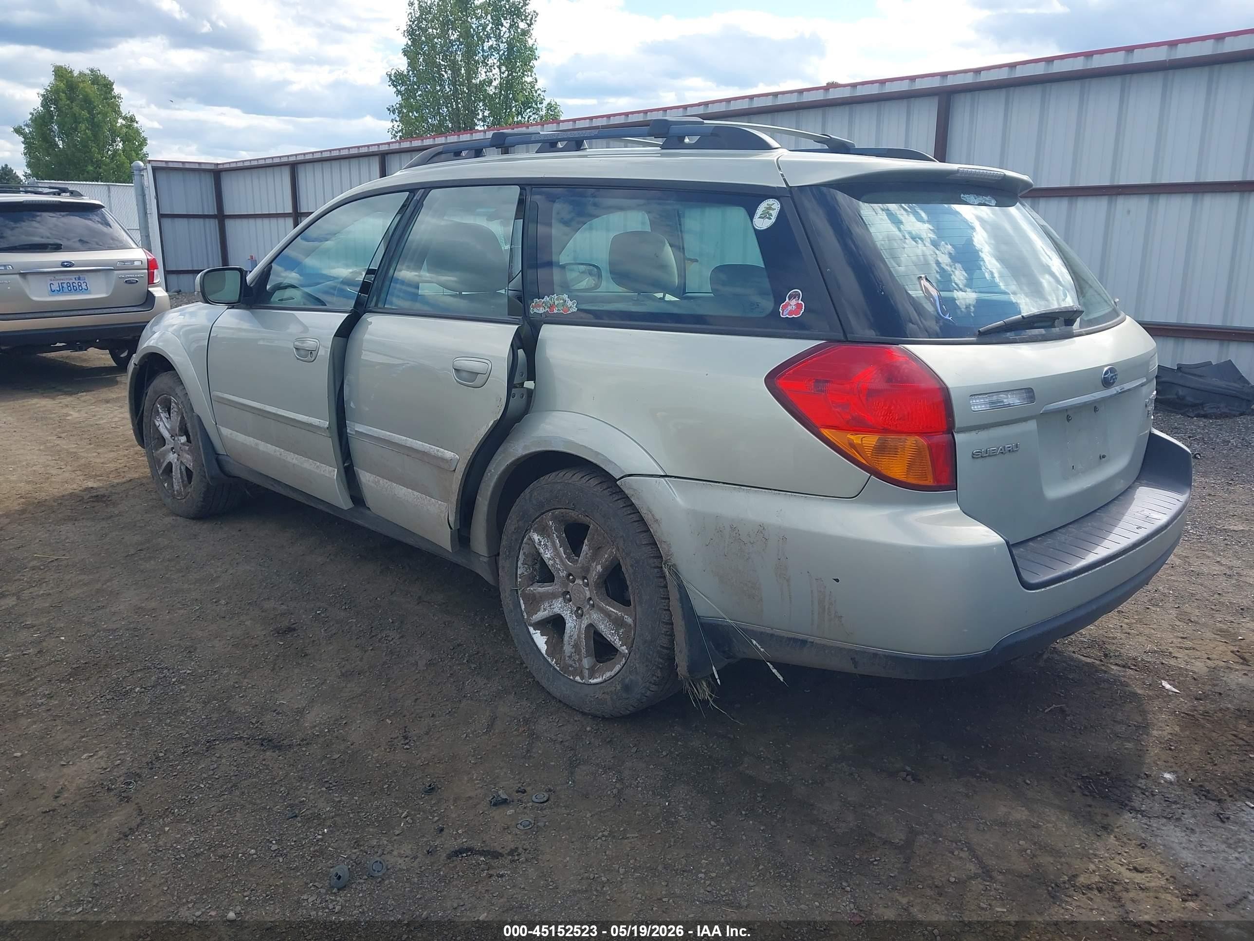 2006 Subaru Outback 3.0r Champagne vin: 4S4BP84C564355525