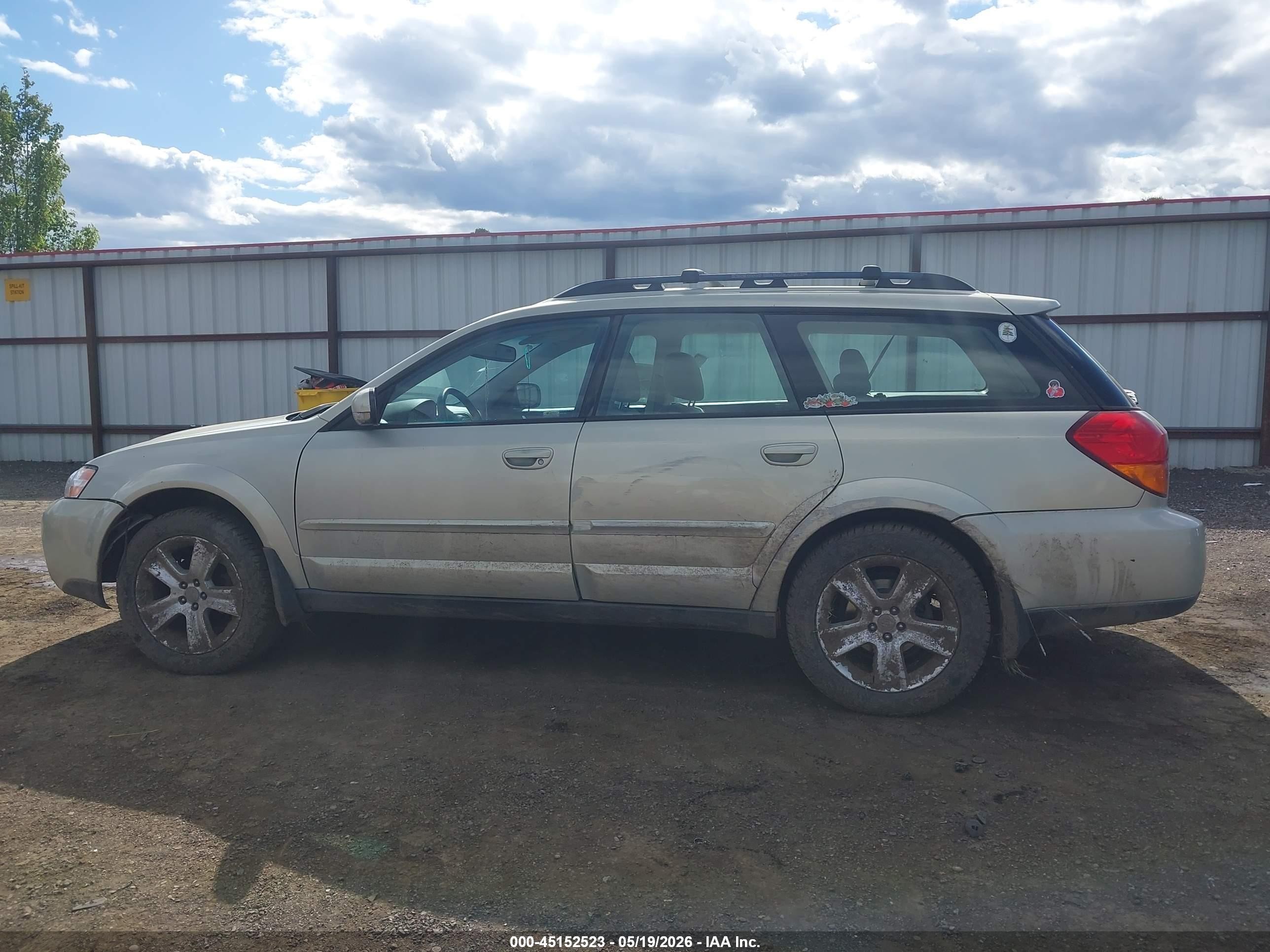 2006 Subaru Outback 3.0r Champagne vin: 4S4BP84C564355525