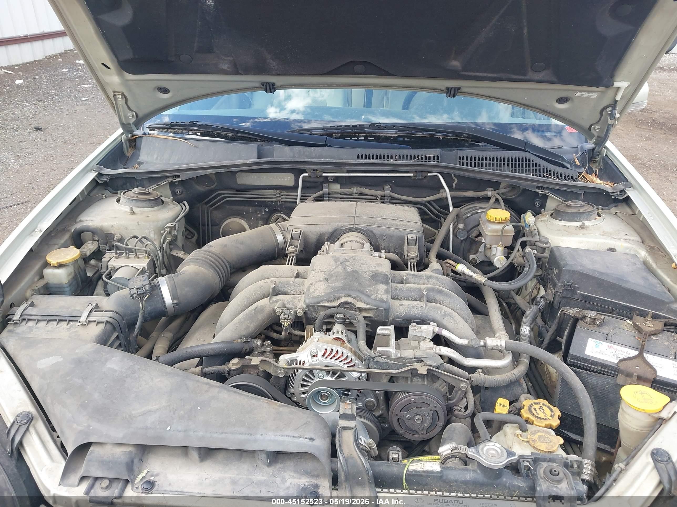 2006 Subaru Outback 3.0r Champagne vin: 4S4BP84C564355525