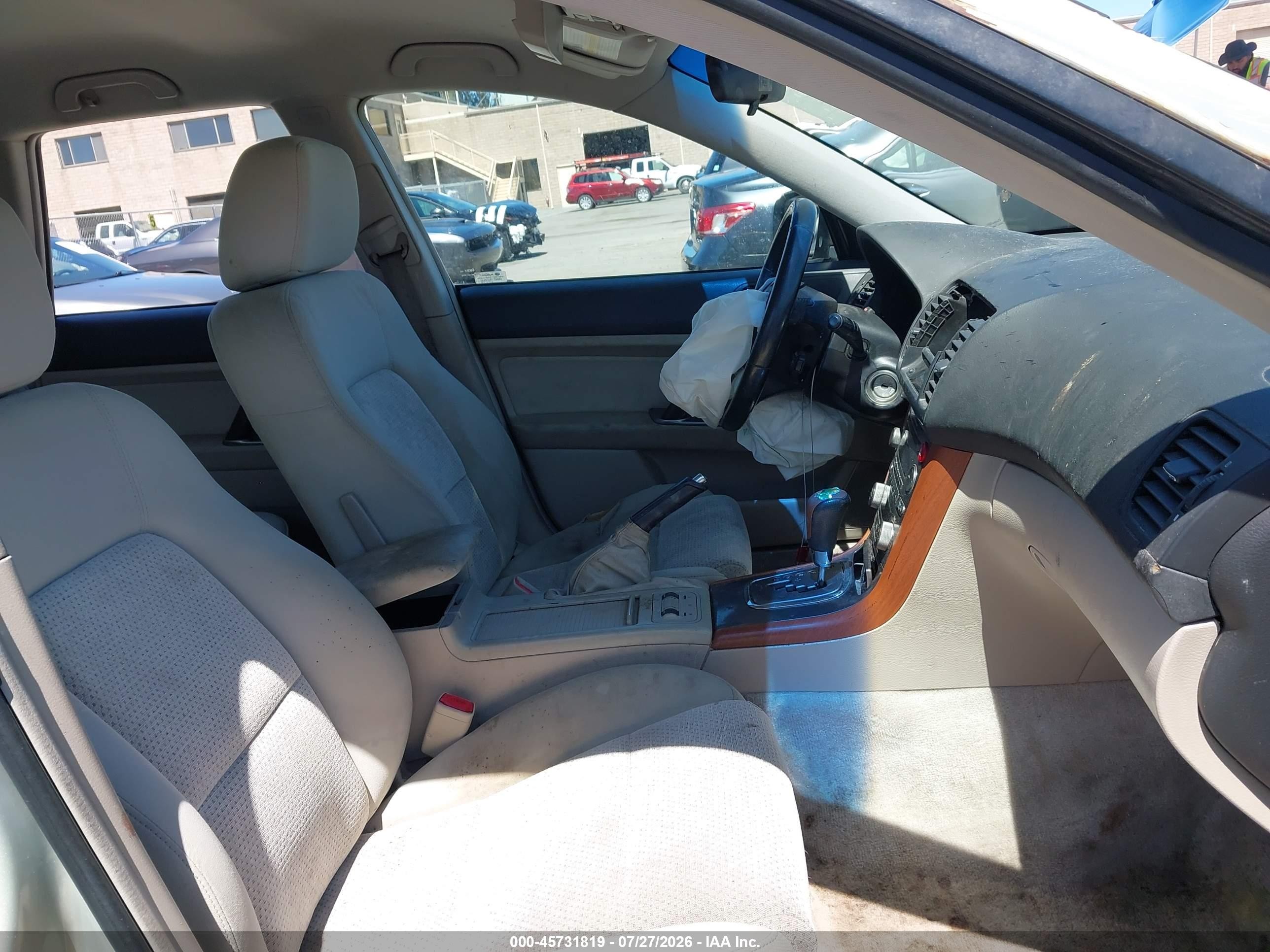 2006 Subaru Outback 3.0r Серебряный vin: 4S4BP84C864334720