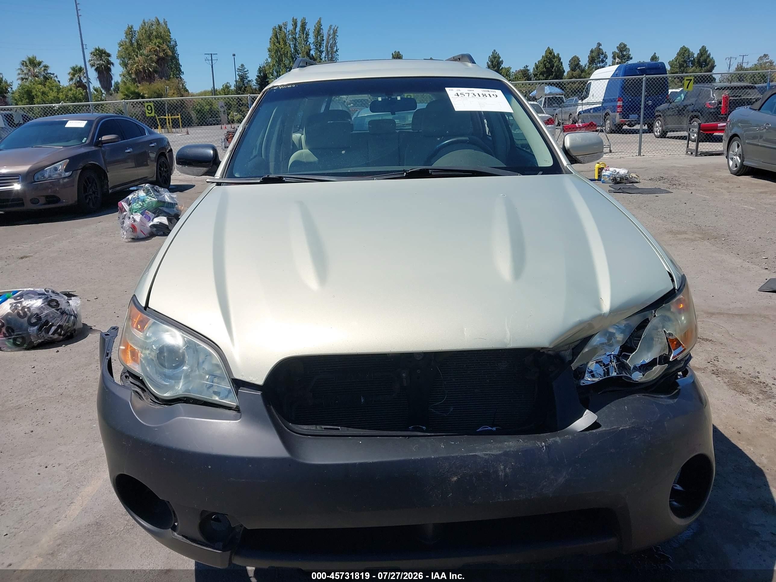 2006 Subaru Outback 3.0r Серебряный vin: 4S4BP84C864334720