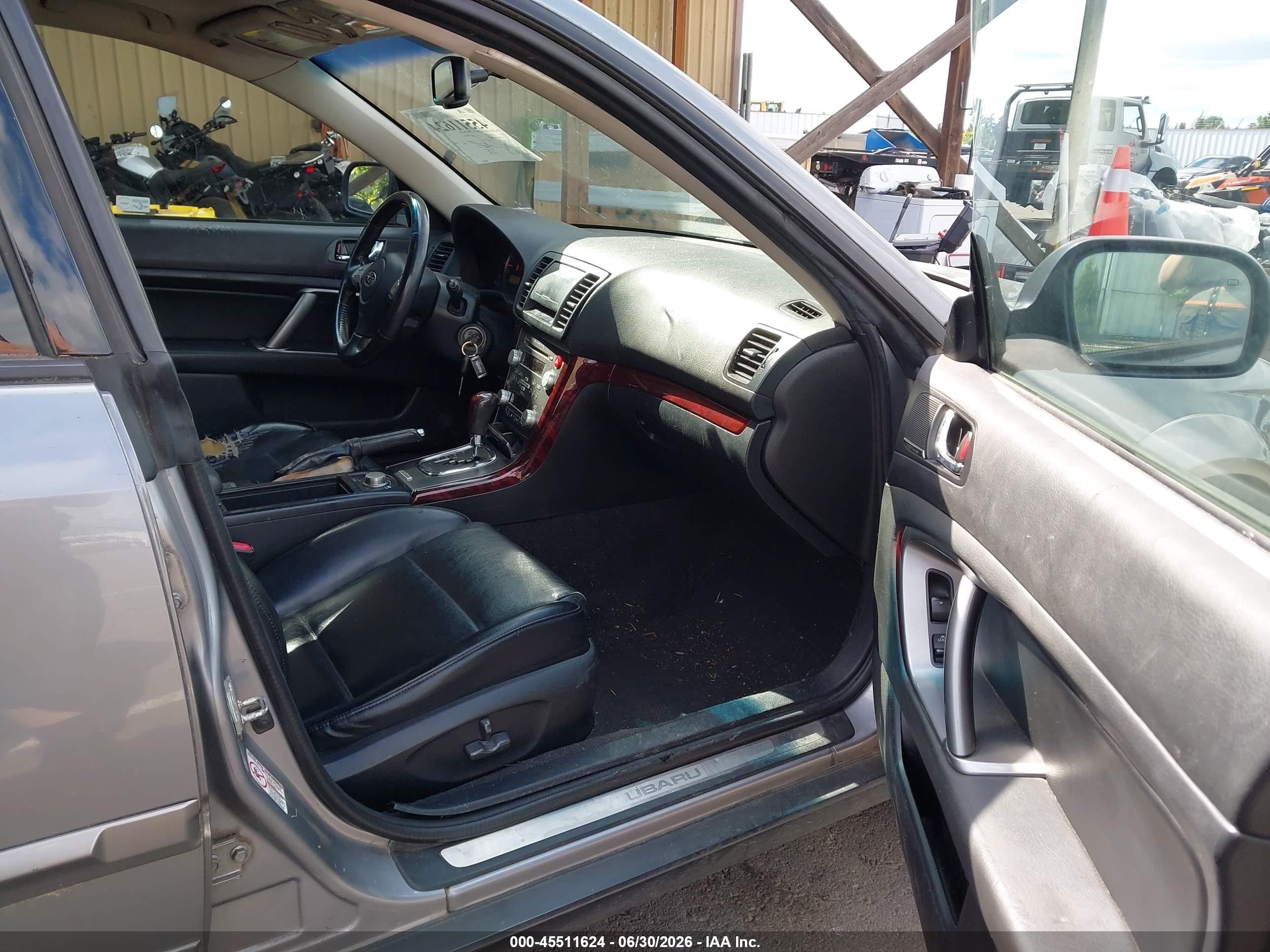2009 Subaru Outback 3.0r Limited Silver vin: 4S4BP85C094328915