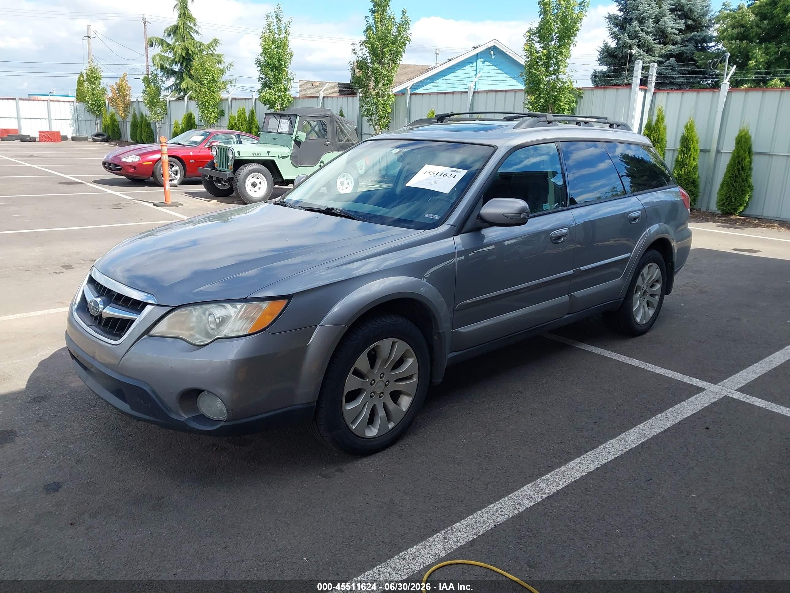 2009 Subaru Outback 3.0r Limited Silver vin: 4S4BP85C094328915