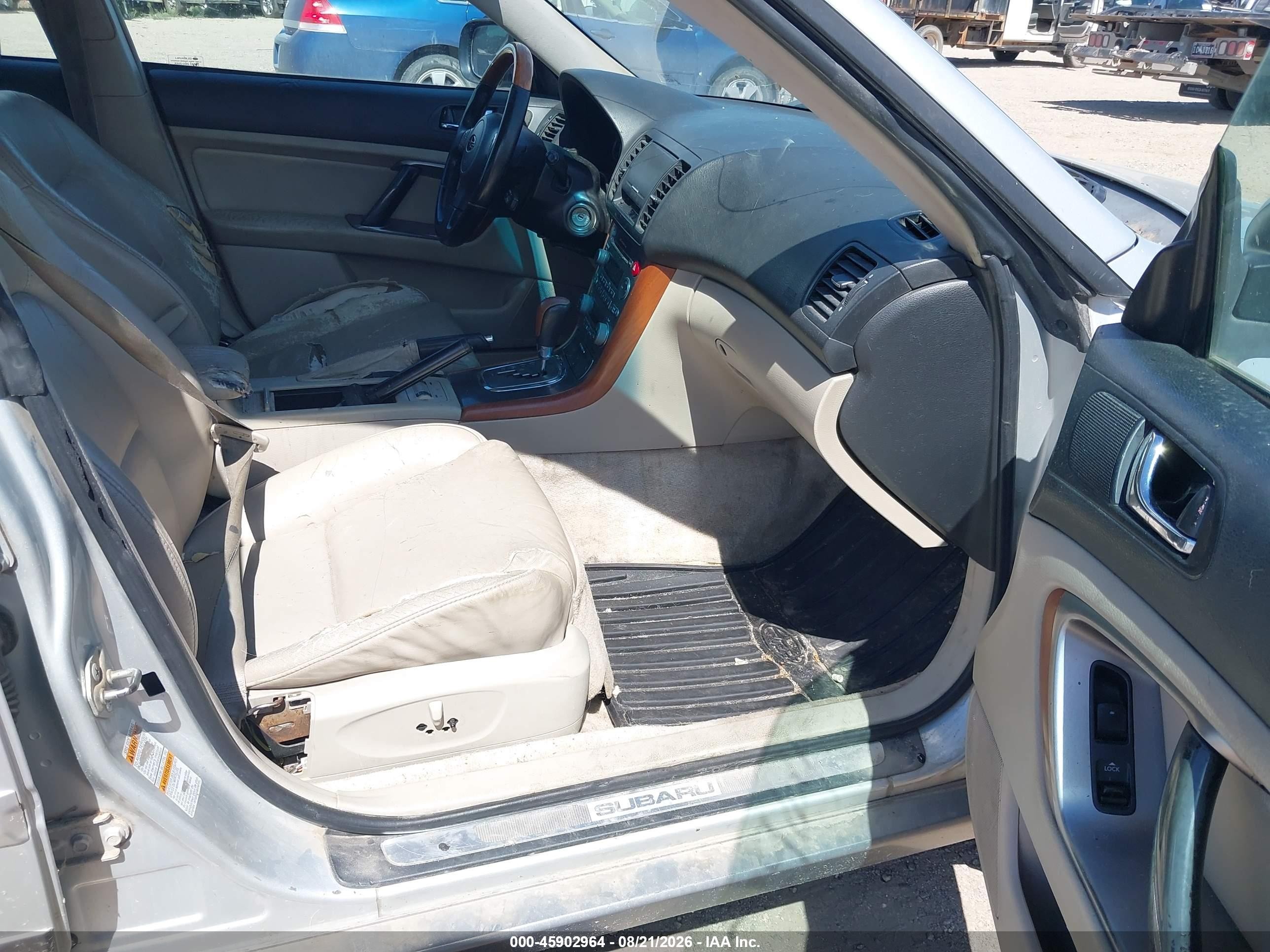 2005 Subaru Legacy Outback H6 R Vdc Silver vin: 4S4BP85C654364408