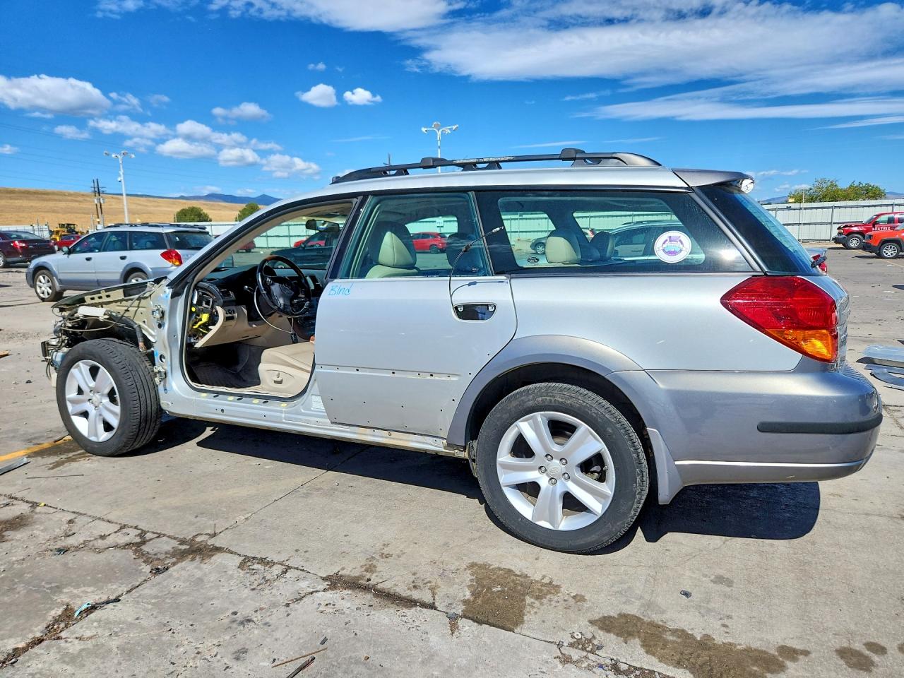 2006 Subaru Legacy Outback 3.0r Vdc Limited Серебряный vin: 4S4BP85C764335808