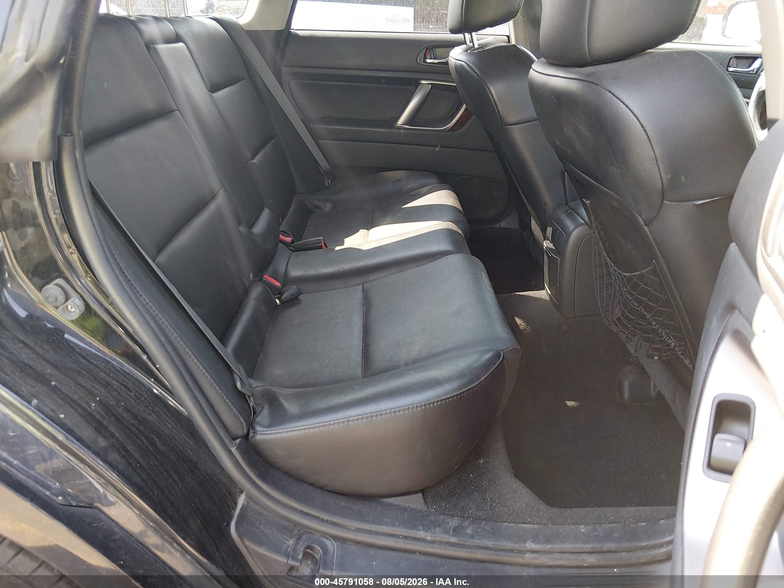 2009 Subaru Outback 3.0r Limited Black vin: 4S4BP85C994312518