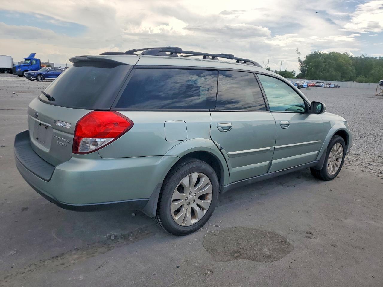 2009 Subaru Outback 3.0r Green vin: 4S4BP85CX94328517