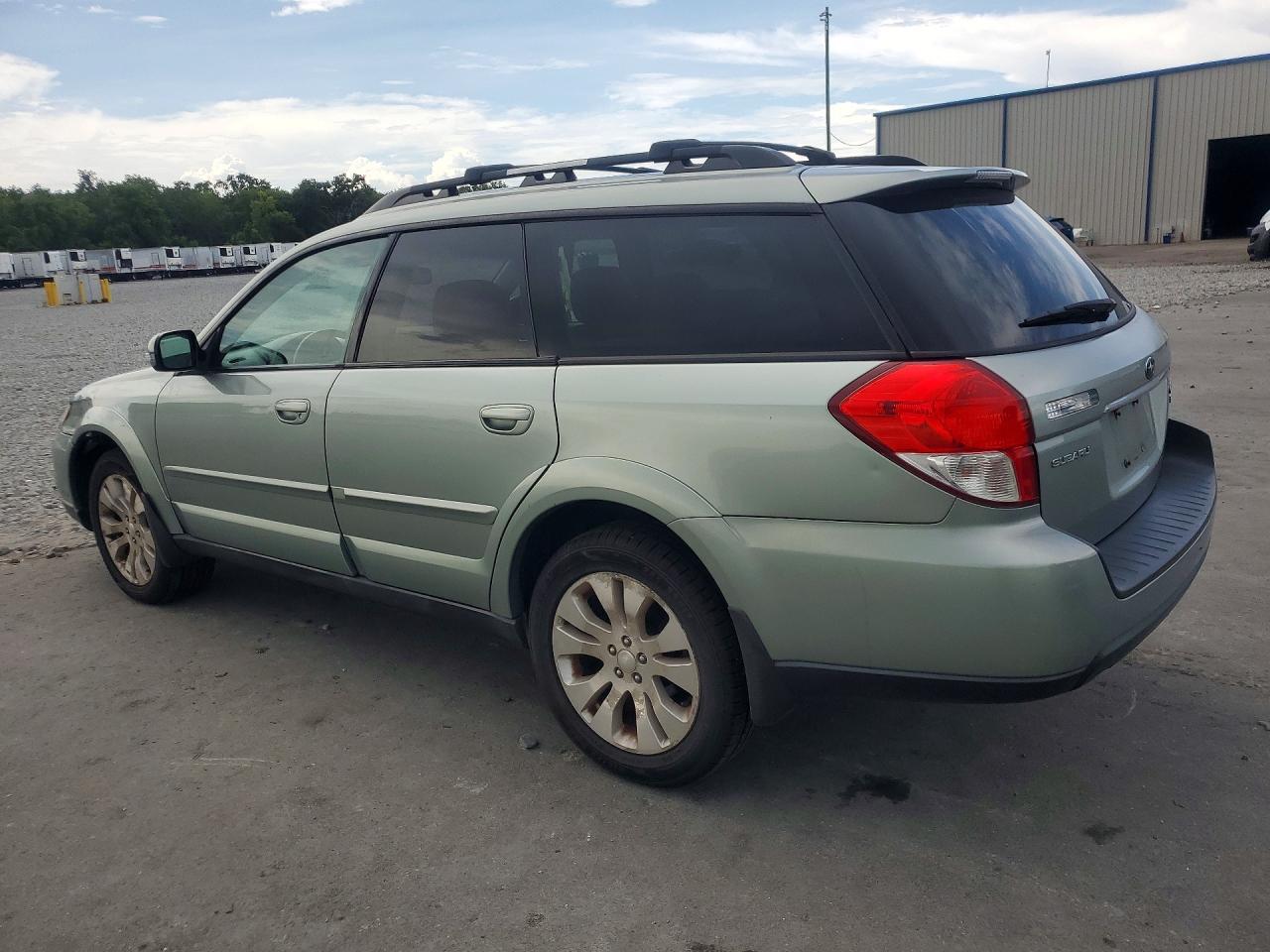2009 Subaru Outback 3.0r Green vin: 4S4BP85CX94328517