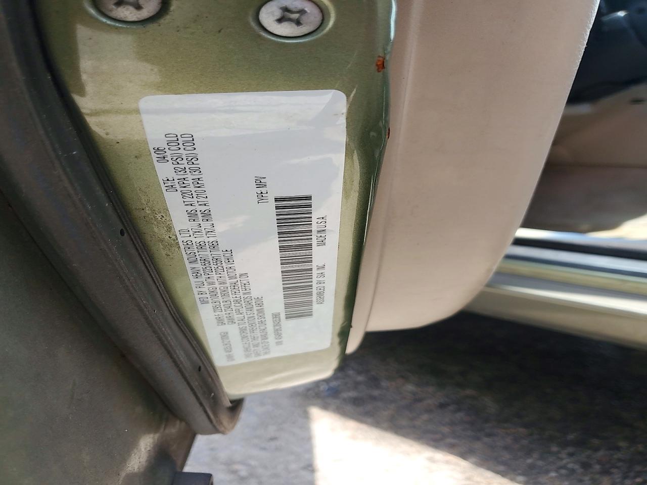 2006 Subaru Outback Outback 3.0r Ll Bean Green vin: 4S4BP86C064353680