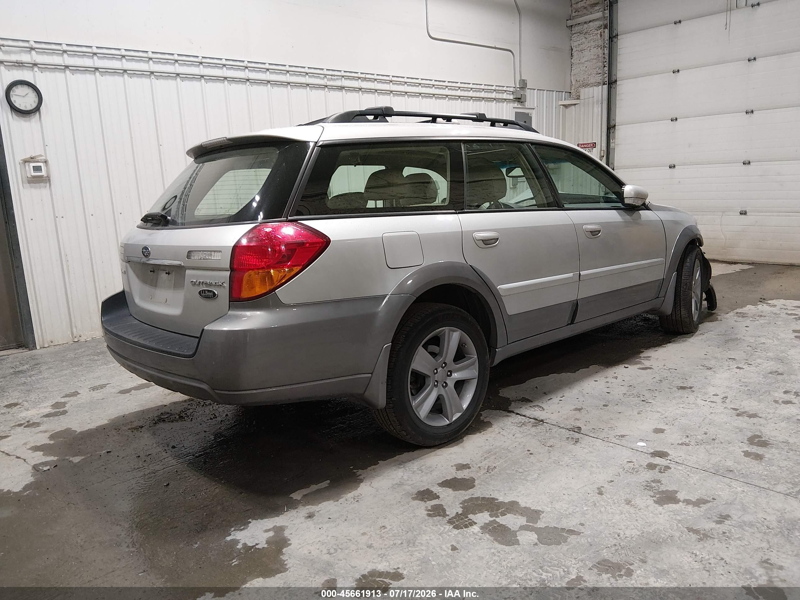 2005 Subaru Outback 3.0r L.l. Bean Edition Beige vin: 4S4BP86C154378506