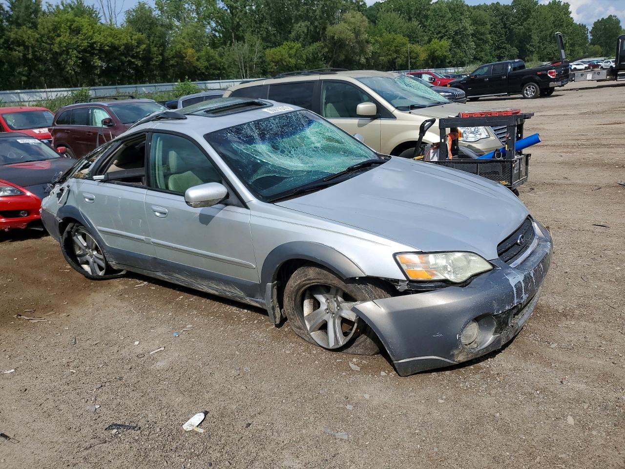 2007 Subaru Outback Outback 3.0r Ll Bean Silver vin: 4S4BP86C174336209