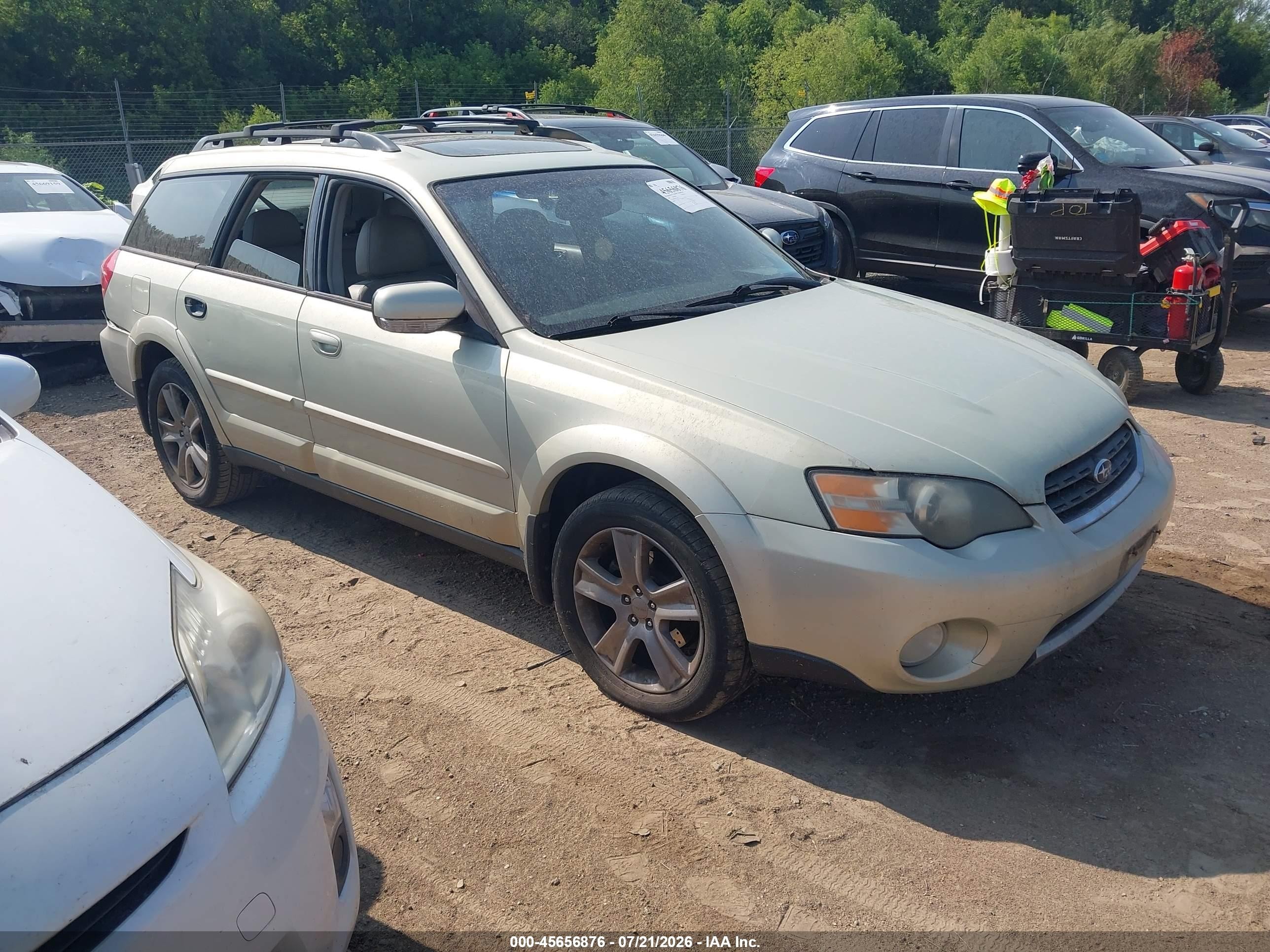 2005 Subaru Outback 3.0r L.l. Bean Edition Light Blue vin: 4S4BP86C254369670