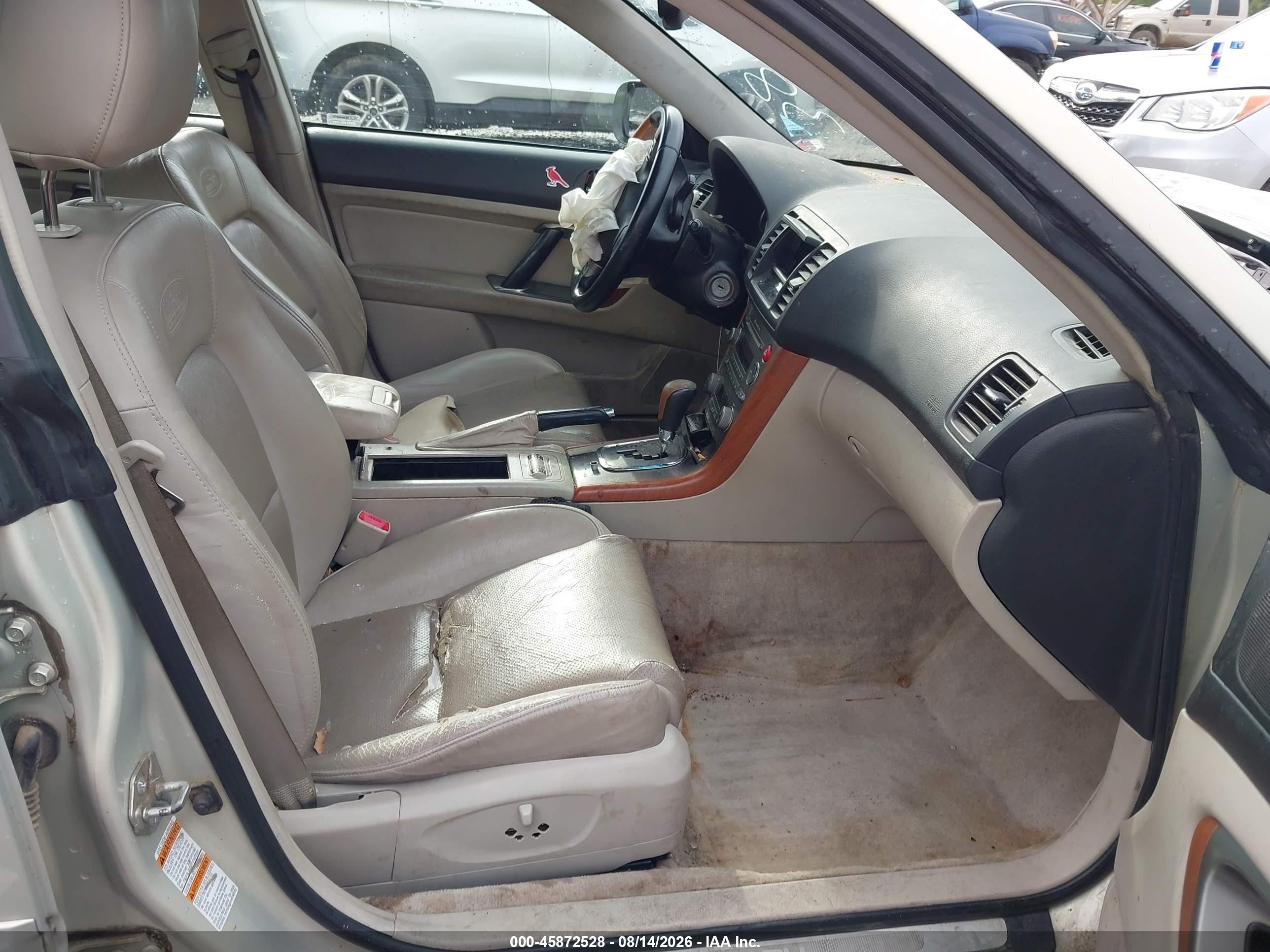 2005 Subaru Outback 3.0r L.l. Bean Edition Gold vin: 4S4BP86C354388308
