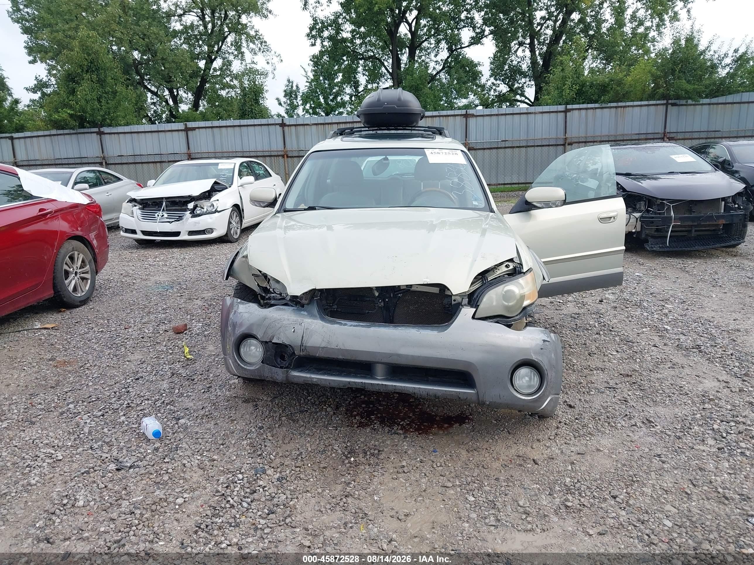 2005 Subaru Outback 3.0r L.l. Bean Edition Gold vin: 4S4BP86C354388308