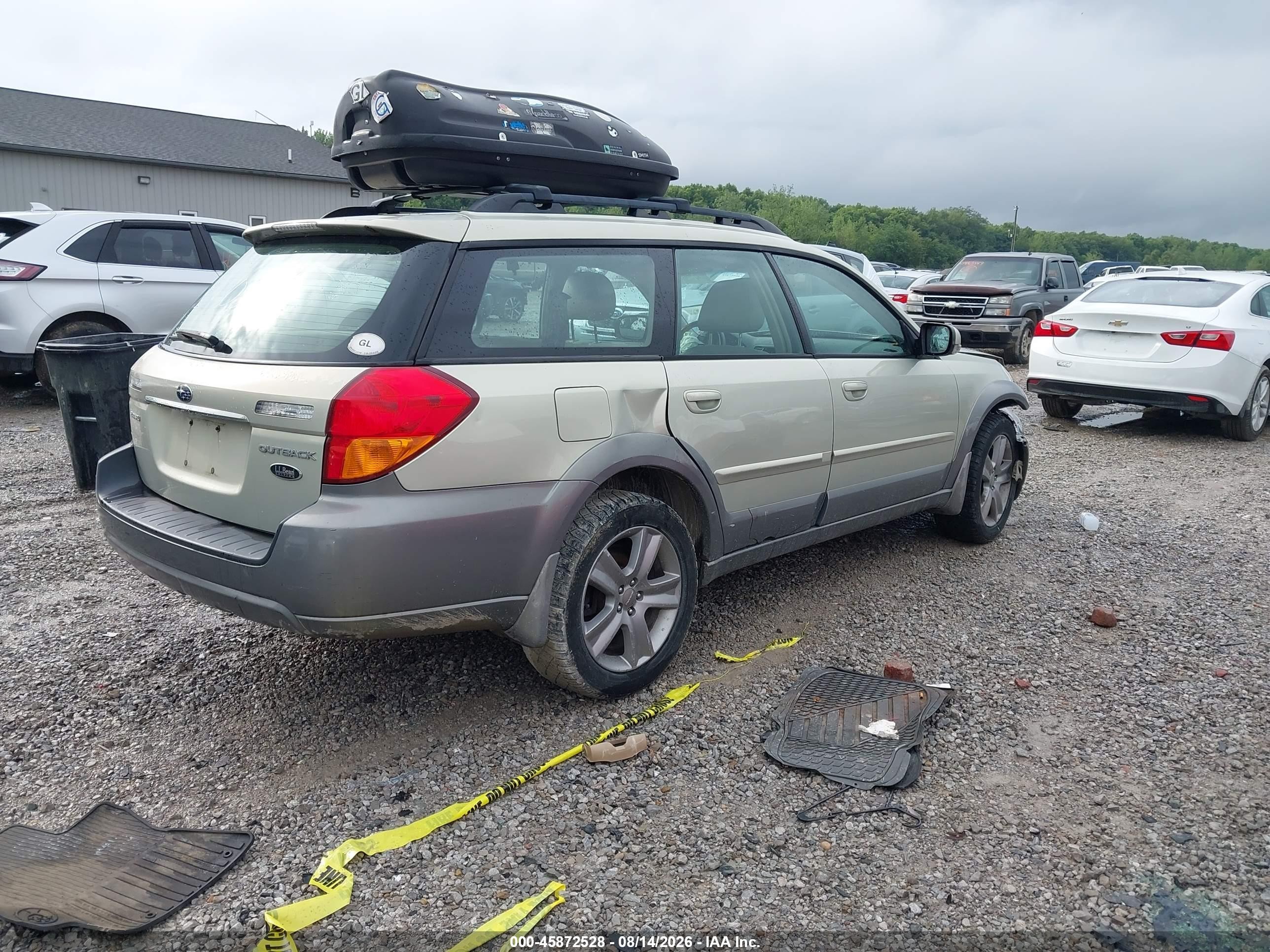 2005 Subaru Outback 3.0r L.l. Bean Edition Gold vin: 4S4BP86C354388308