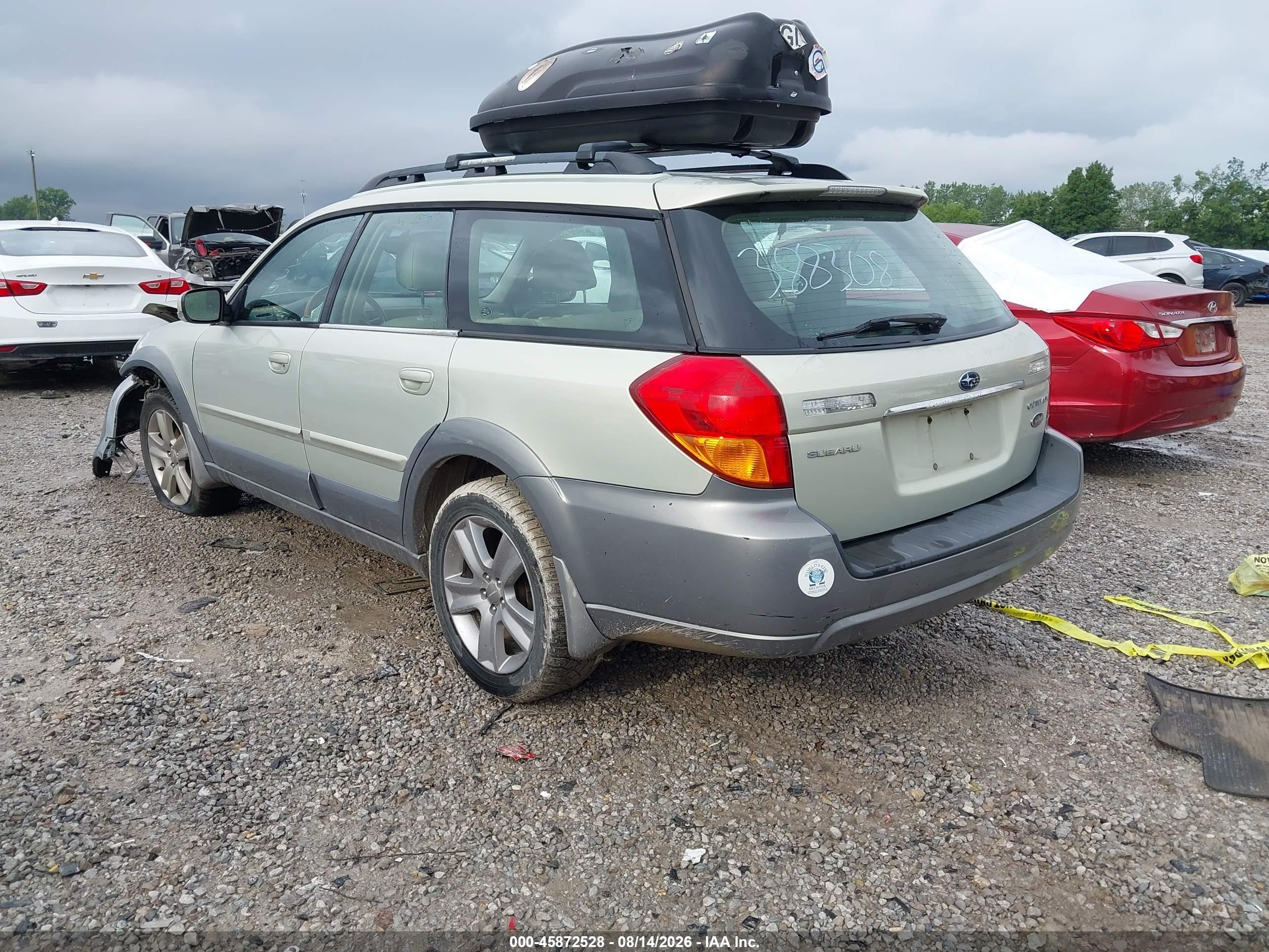 2005 Subaru Outback 3.0r L.l. Bean Edition Gold vin: 4S4BP86C354388308